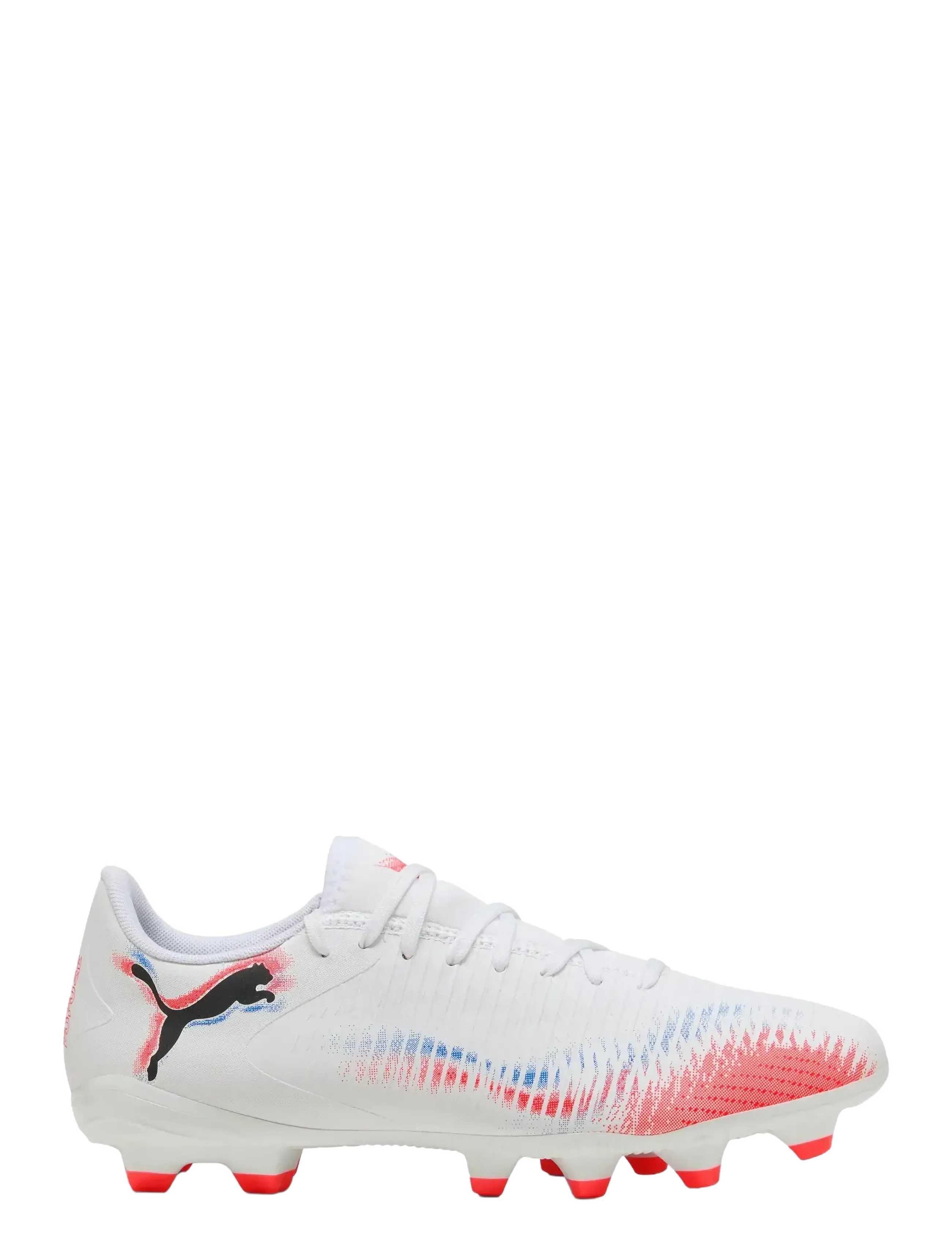 PUMA - FUTURE 8 PLAY FG/AG Wn s - fotbollsskor - puma white-puma black-glowing red - 5