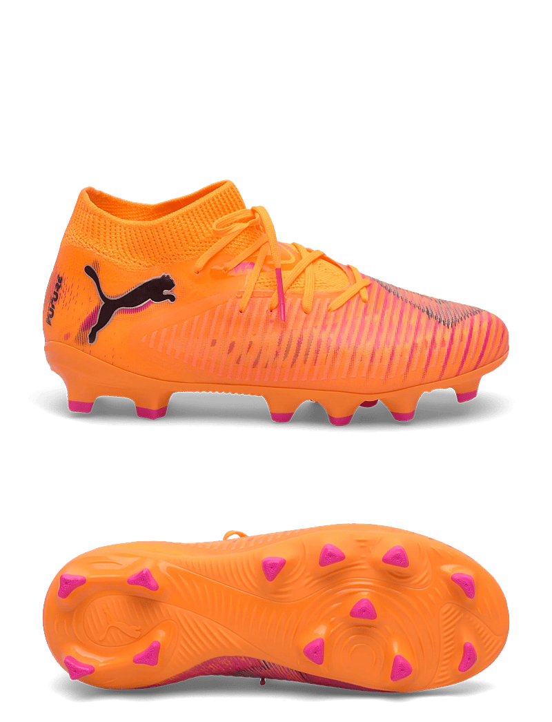 PUMA - FUTURE 8 PRO FG/AG Jr - tøj - heat fire-puma black-ravish - 0