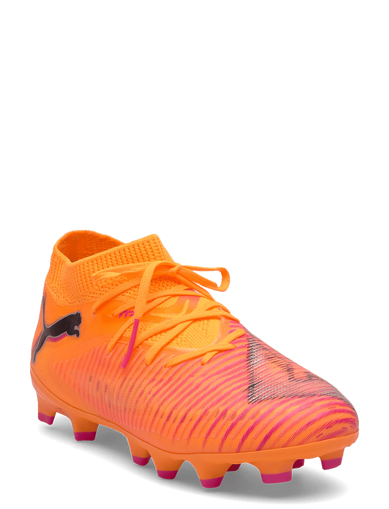 PUMA - FUTURE 8 PRO FG/AG Jr - tøj - heat fire-puma black-ravish - 1