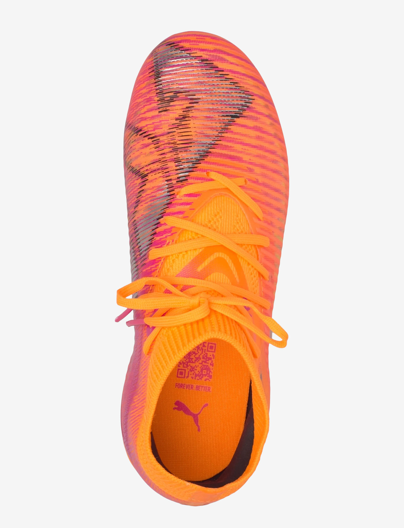 PUMA - FUTURE 8 PRO FG/AG Jr - tøj - heat fire-puma black-ravish - 3