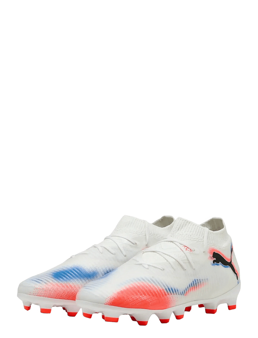 PUMA - FUTURE 8 PRO FG/AG Jr - tøj - puma white-puma black-glowing red - 0
