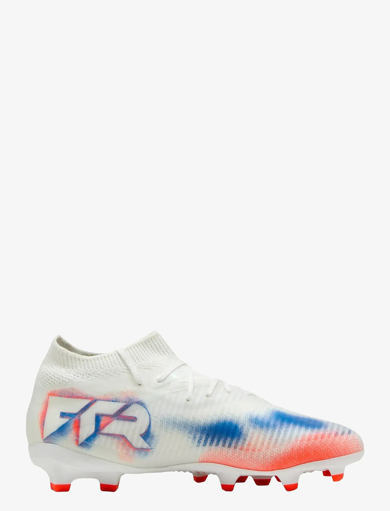 PUMA - FUTURE 8 PRO FG/AG Jr - lapsed - puma white-puma black-glowing red - 3