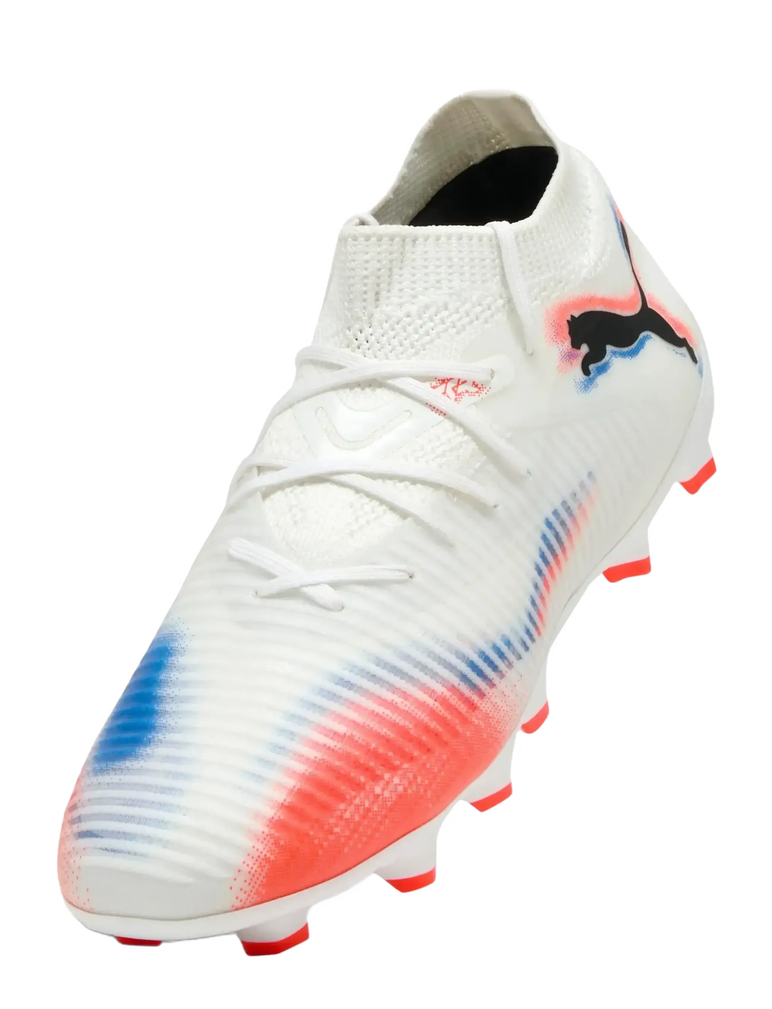 PUMA - FUTURE 8 PRO FG/AG Jr - sport - puma white-puma black-glowing red - 4