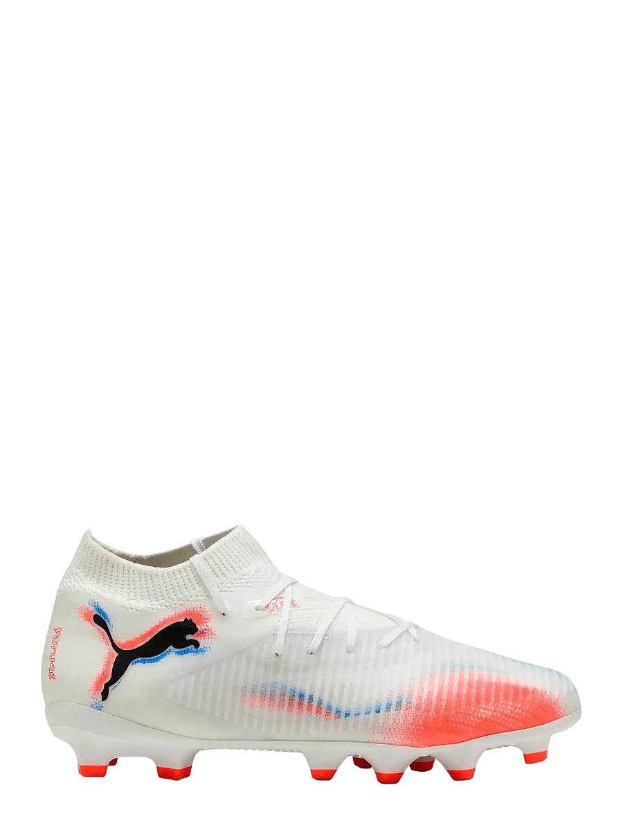 PUMA - FUTURE 8 PRO FG/AG Jr - tøj - puma white-puma black-glowing red - 5