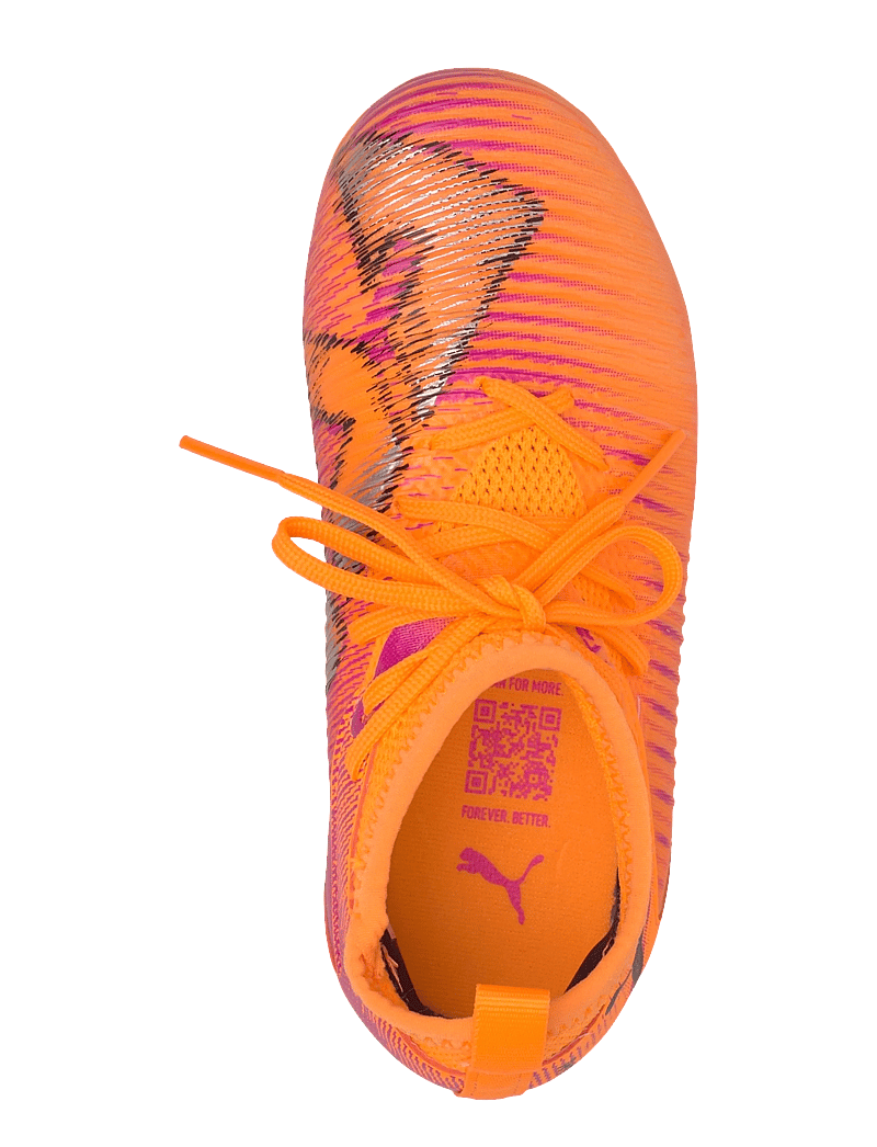 PUMA - FUTURE 8 MATCH FG/AG Jr - riided - heat fire-puma black-ravish - 3