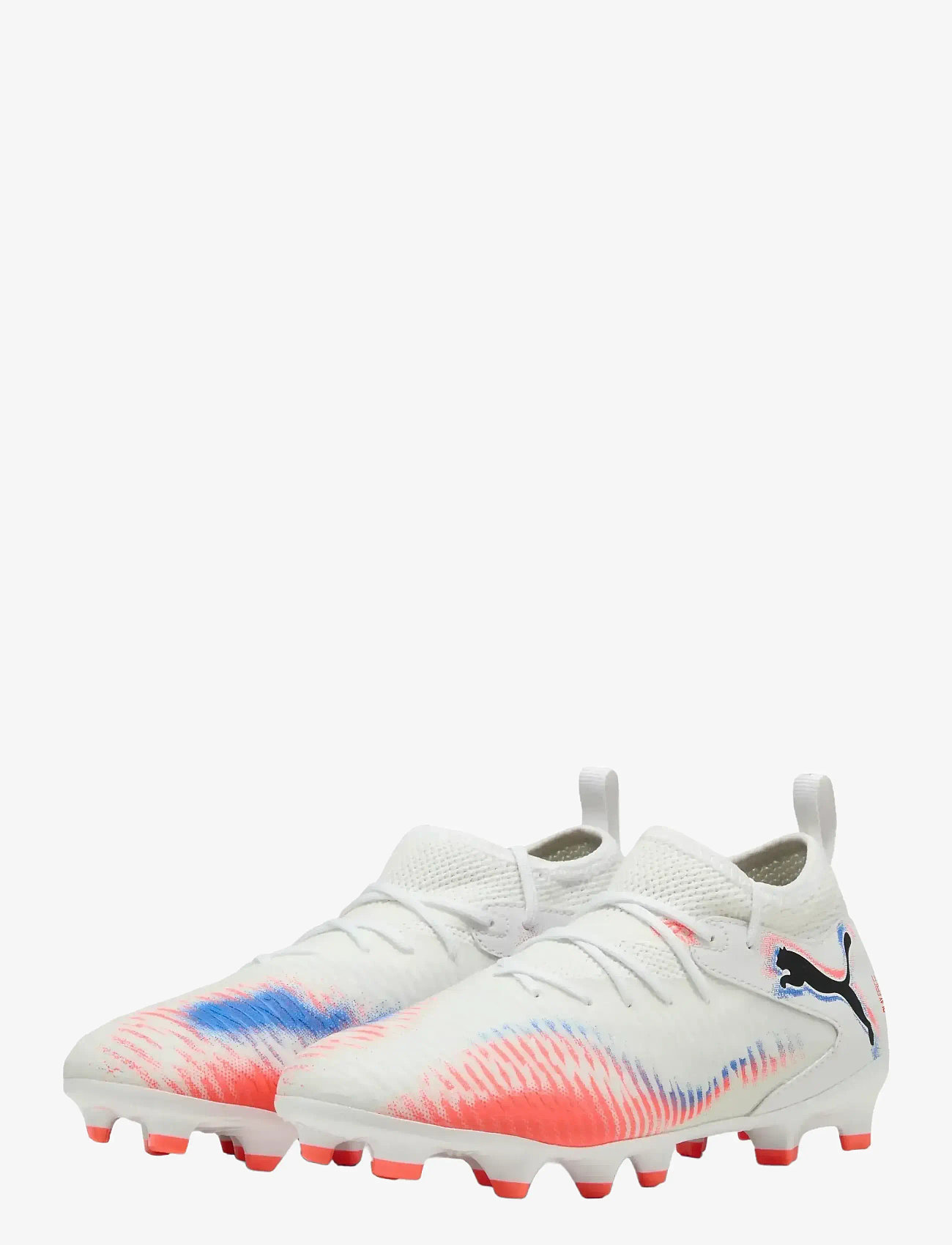 PUMA - FUTURE 8 MATCH FG/AG Jr - kläder - puma white-puma black-glowing red - 0