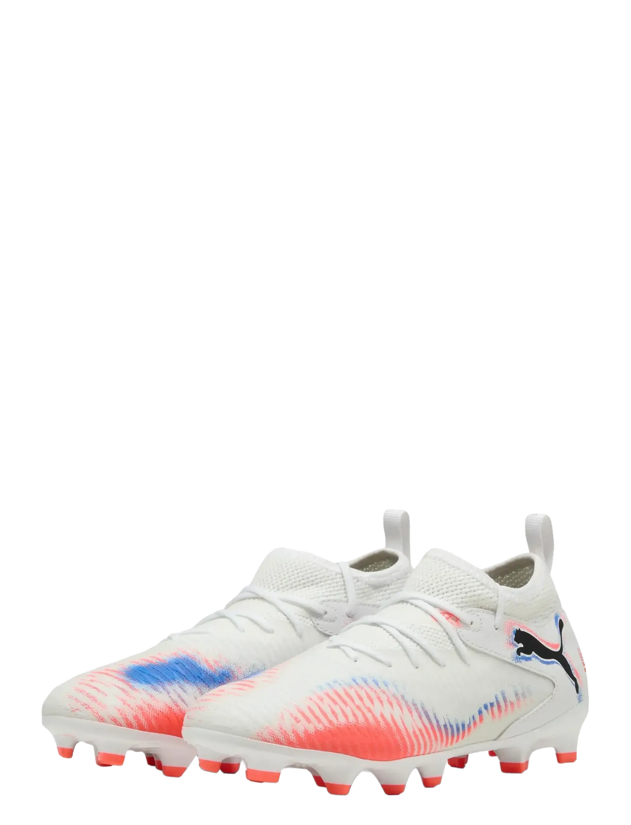 FUTURE 8 MATCH FG/AG Jr - PUMA WHITE-PUMA BLACK-GLOWING RED