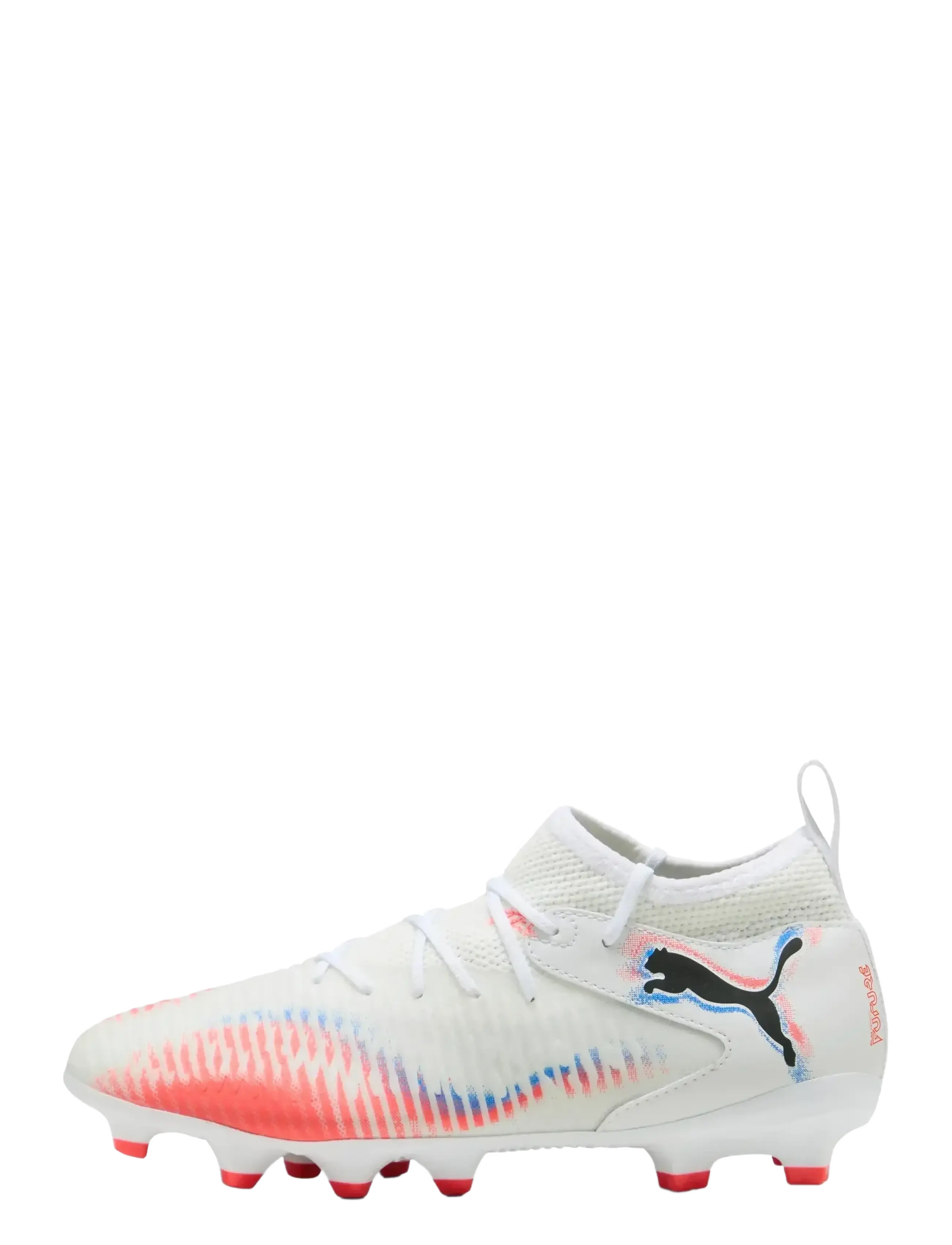 PUMA - FUTURE 8 MATCH FG/AG Jr - vaatteet - puma white-puma black-glowing red - 1