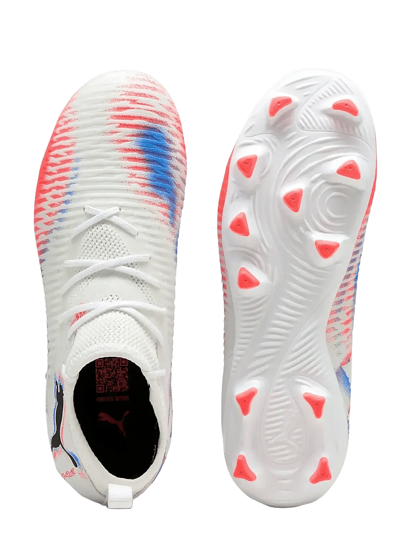 PUMA - FUTURE 8 MATCH FG/AG Jr - apģērbs - puma white-puma black-glowing red - 2