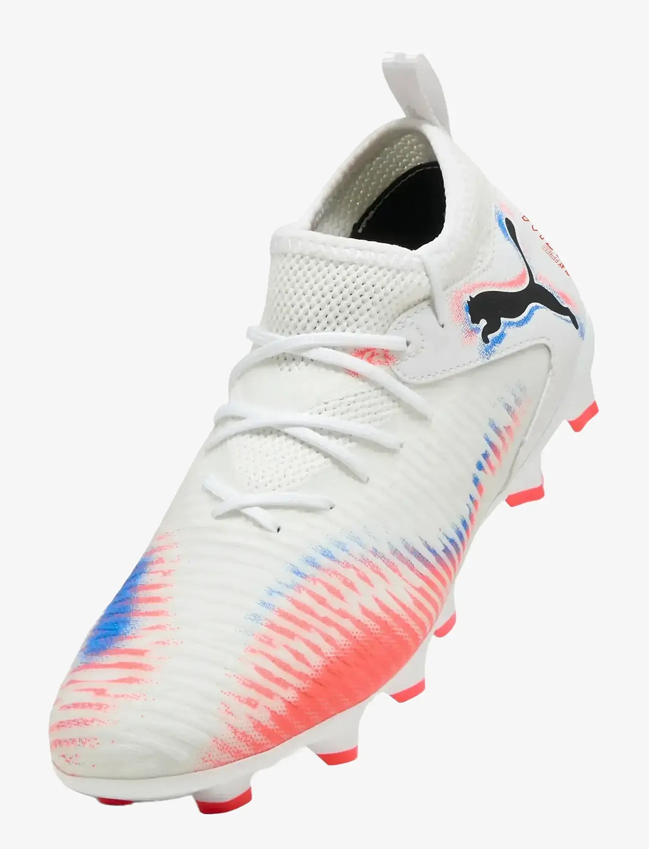 PUMA - FUTURE 8 MATCH FG/AG Jr - kläder - puma white-puma black-glowing red - 4