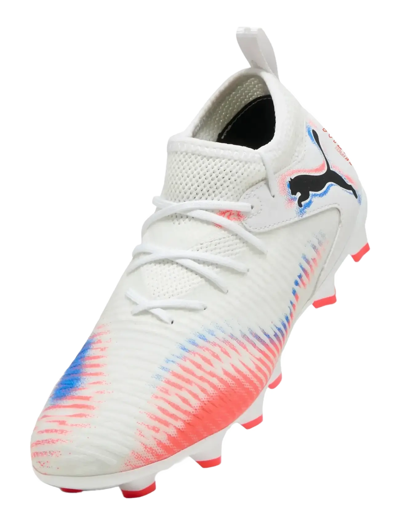 PUMA - FUTURE 8 MATCH FG/AG Jr - vaatteet - puma white-puma black-glowing red - 4
