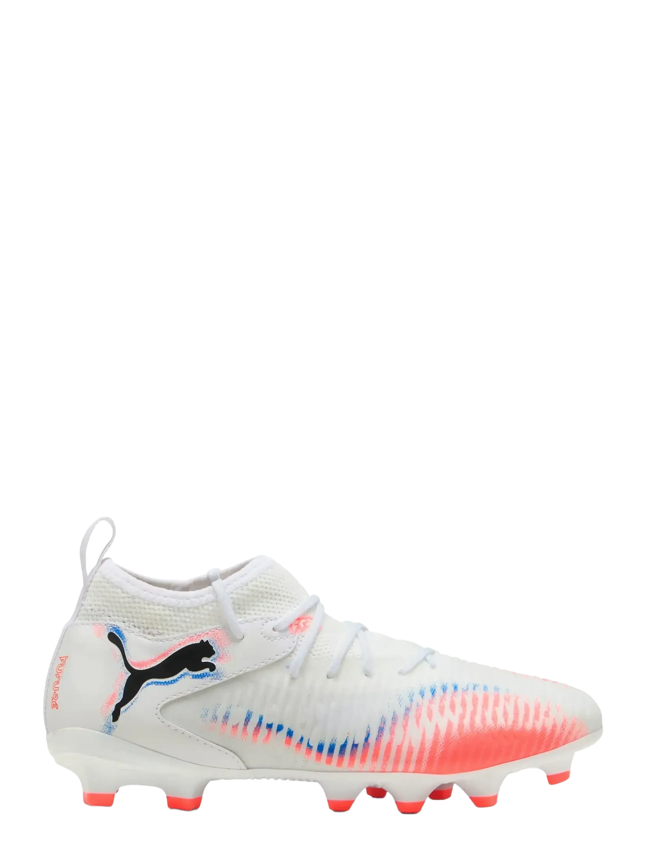 PUMA - FUTURE 8 MATCH FG/AG Jr - vaatteet - puma white-puma black-glowing red - 5