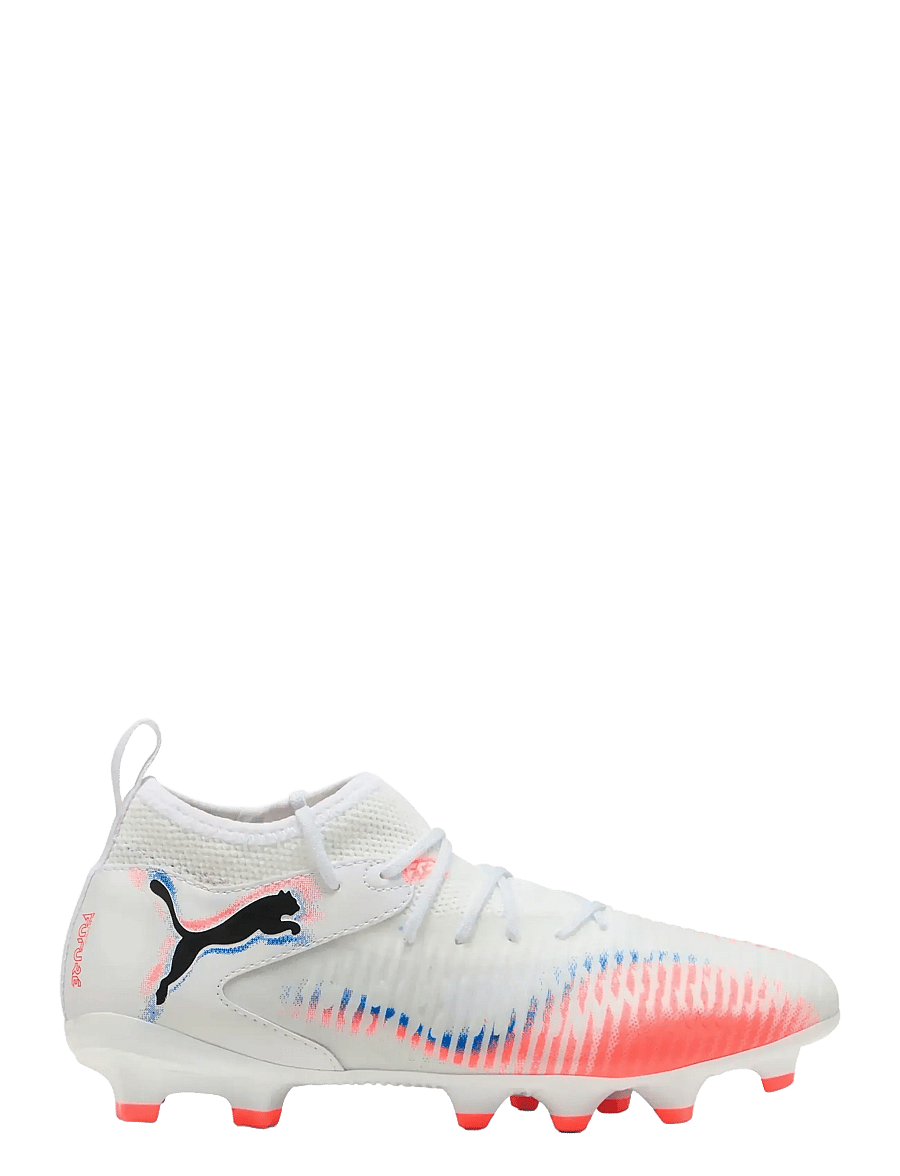 PUMA - FUTURE 8 MATCH FG/AG Jr - vaatteet - puma white-puma black-glowing red - 5