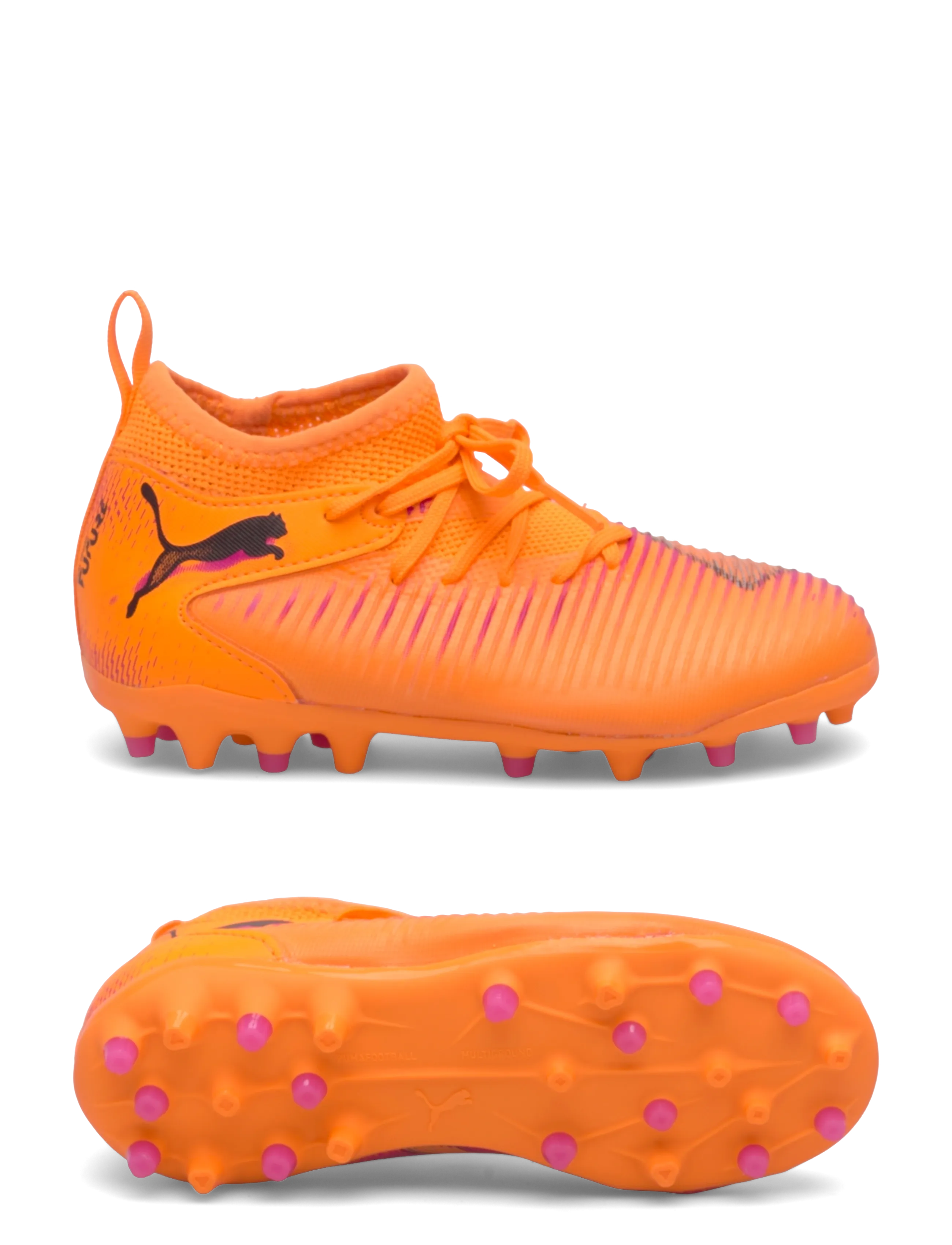 PUMA Future 8 Match Mg Jr, 37.5, Orange, Sportssko > Fodboldstøvler, Børn
