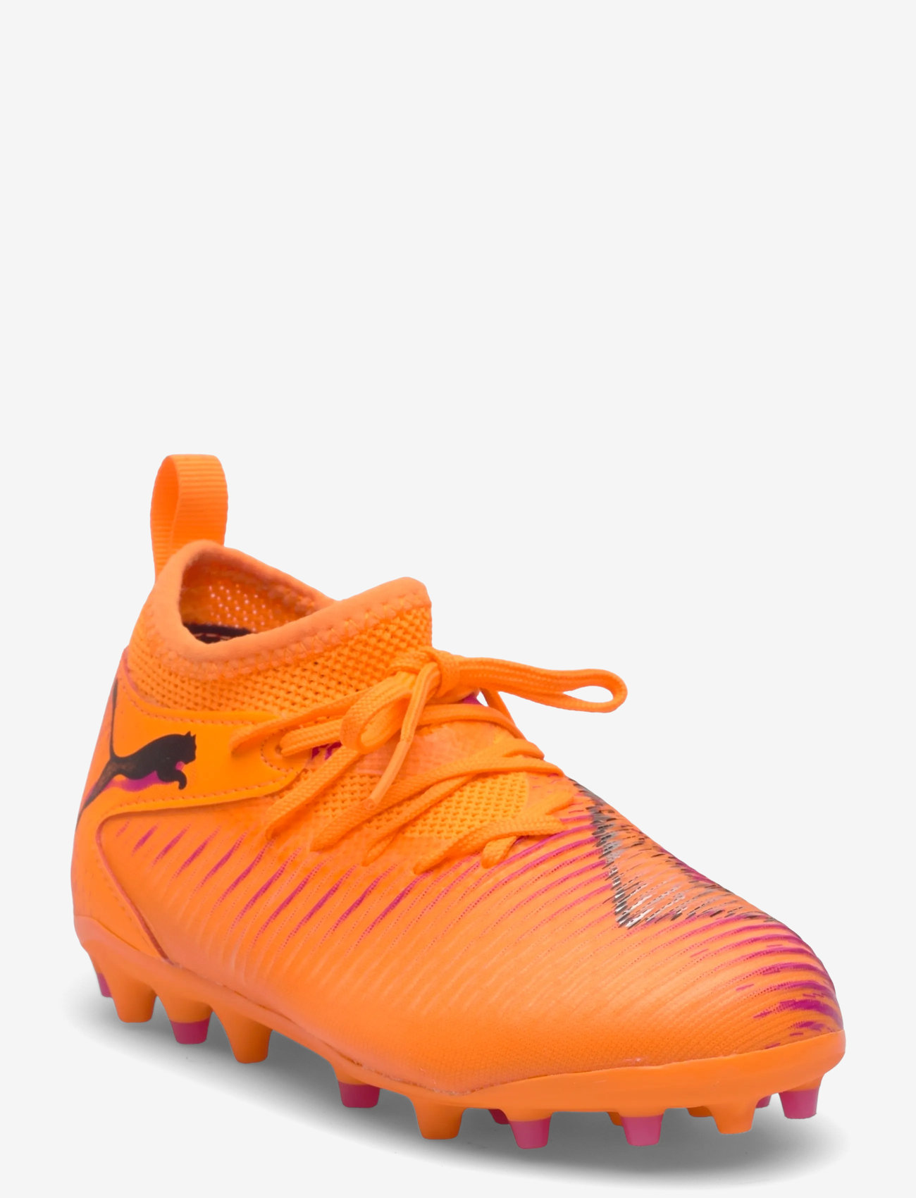 PUMA - FUTURE 8 MATCH MG Jr - kläder - heat fire-puma black-ravish - 1