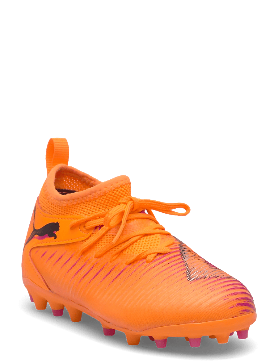 PUMA - FUTURE 8 MATCH MG Jr - kleding - heat fire-puma black-ravish - 1