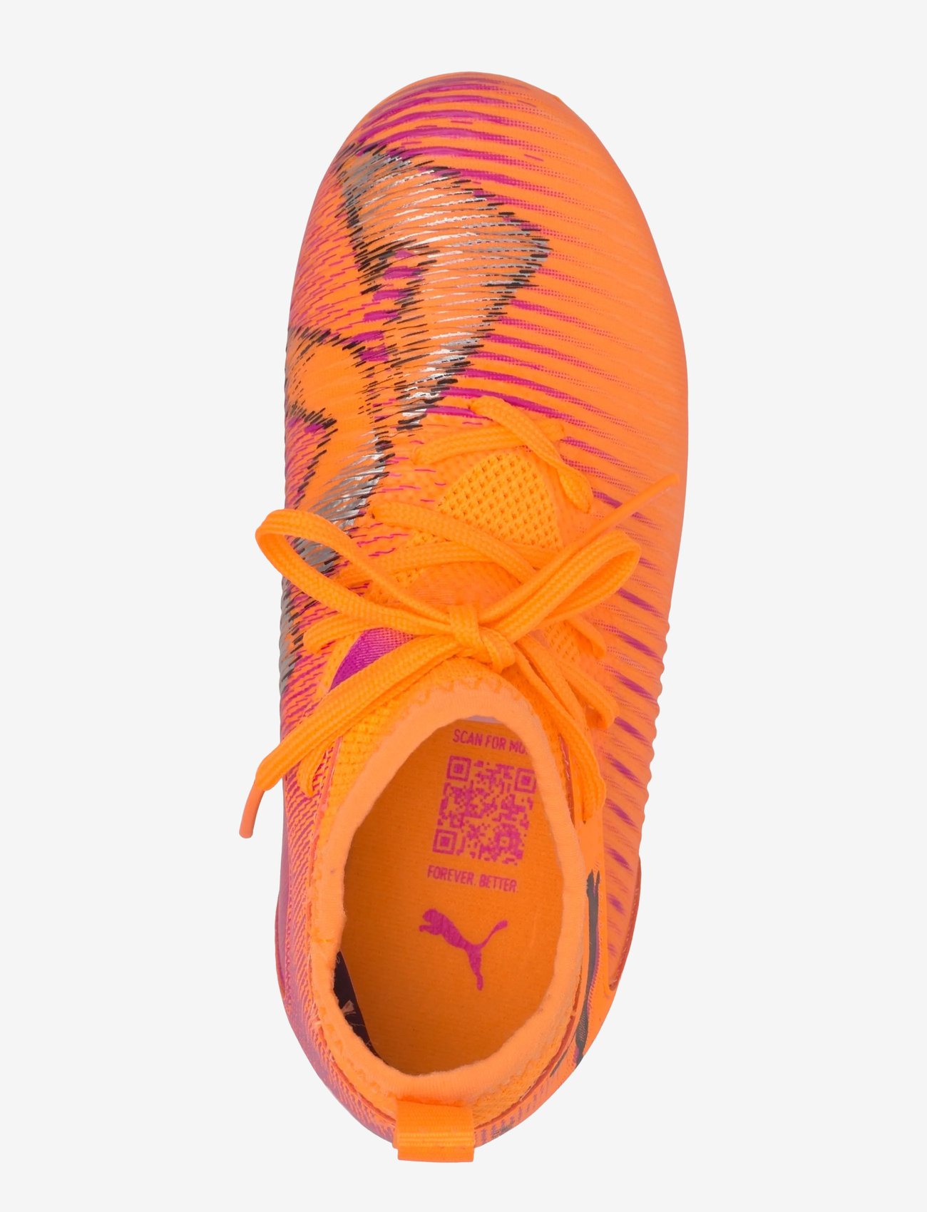 PUMA - FUTURE 8 MATCH MG Jr - kläder - heat fire-puma black-ravish - 3