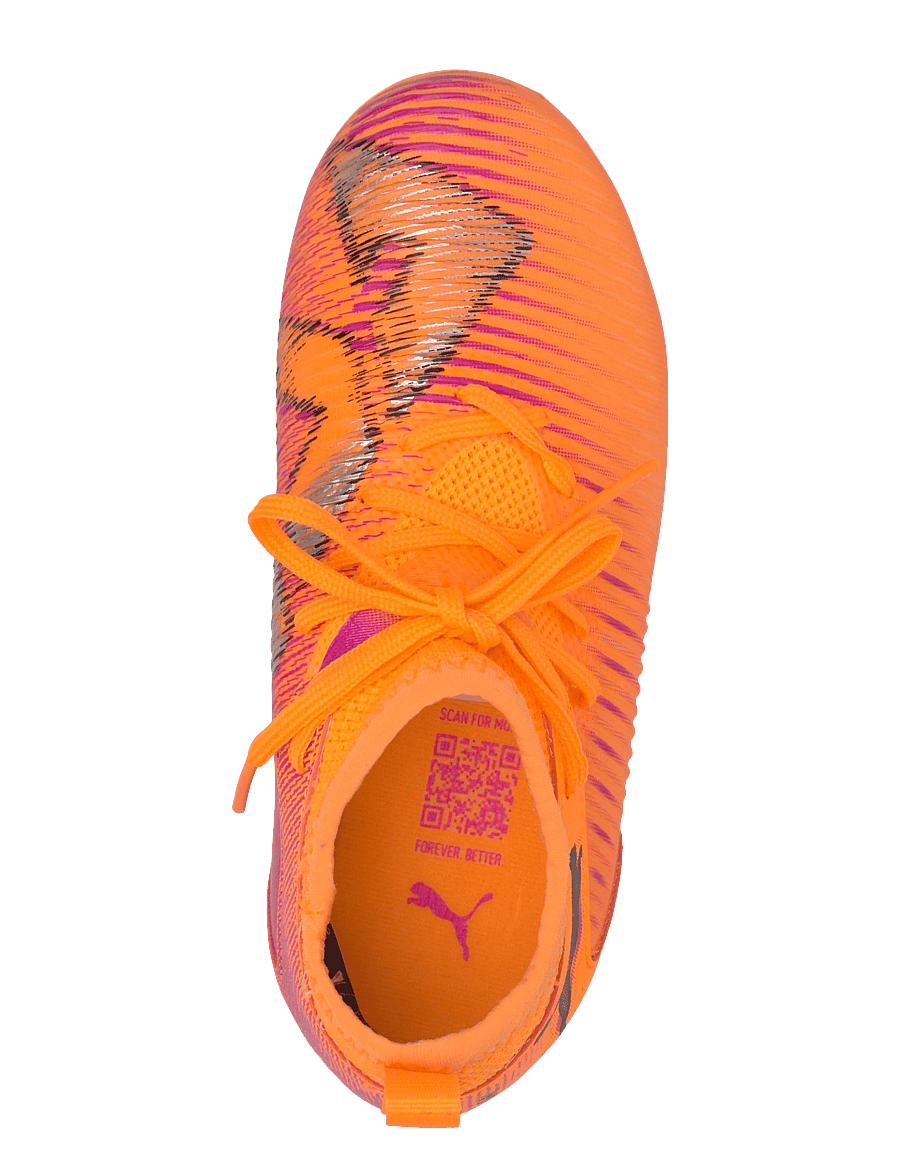 PUMA - FUTURE 8 MATCH MG Jr - kleding - heat fire-puma black-ravish - 3