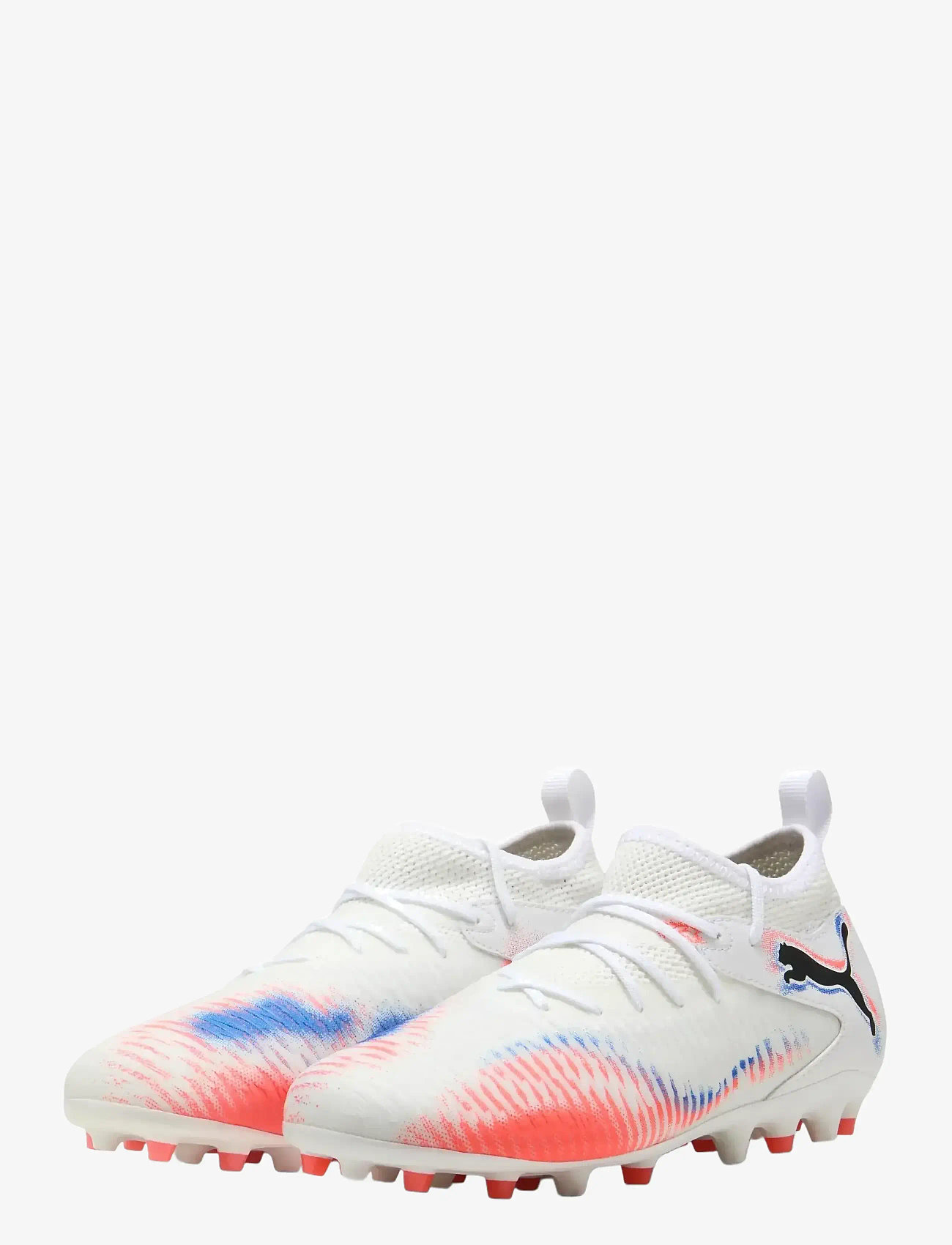 PUMA - FUTURE 8 MATCH MG Jr - tøj - puma white-puma black-glowing red - 0