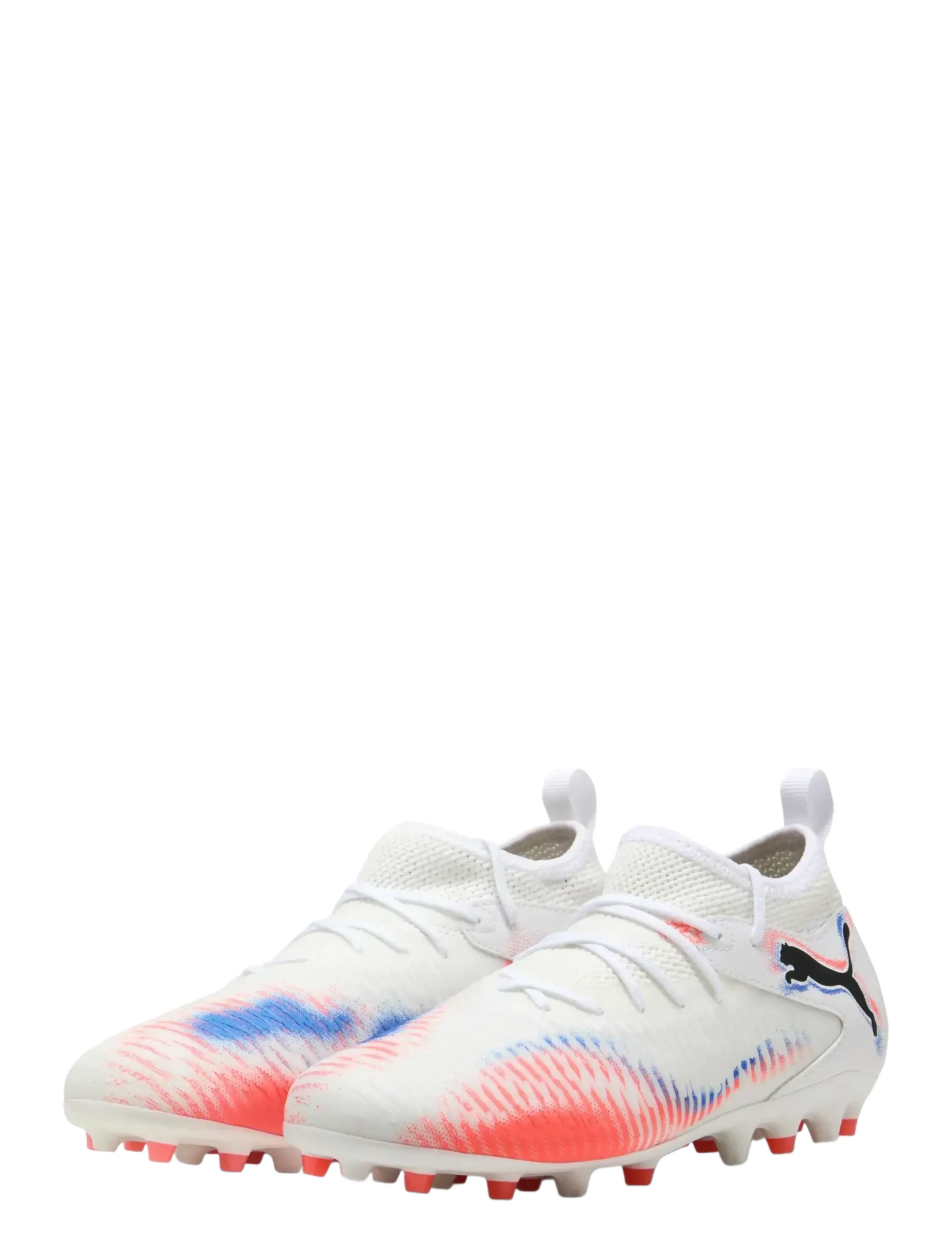 PUMA FUTURE 8 MATCH MG Jr - Holdsport - PUMA WHITE-PUMA BLACK-GLOWING RED / white