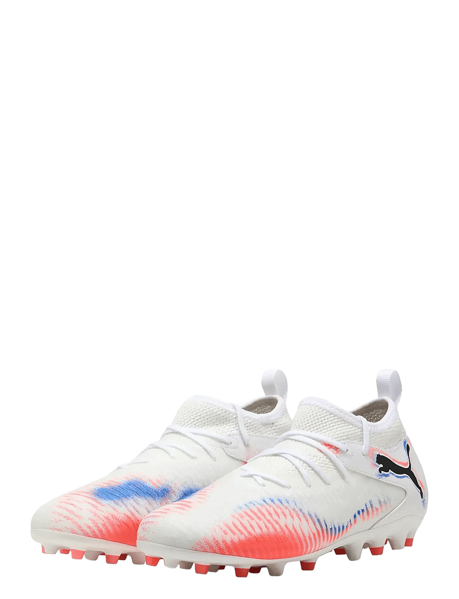 PUMA - FUTURE 8 MATCH MG Jr - kleidung - puma white-puma black-glowing red - 0