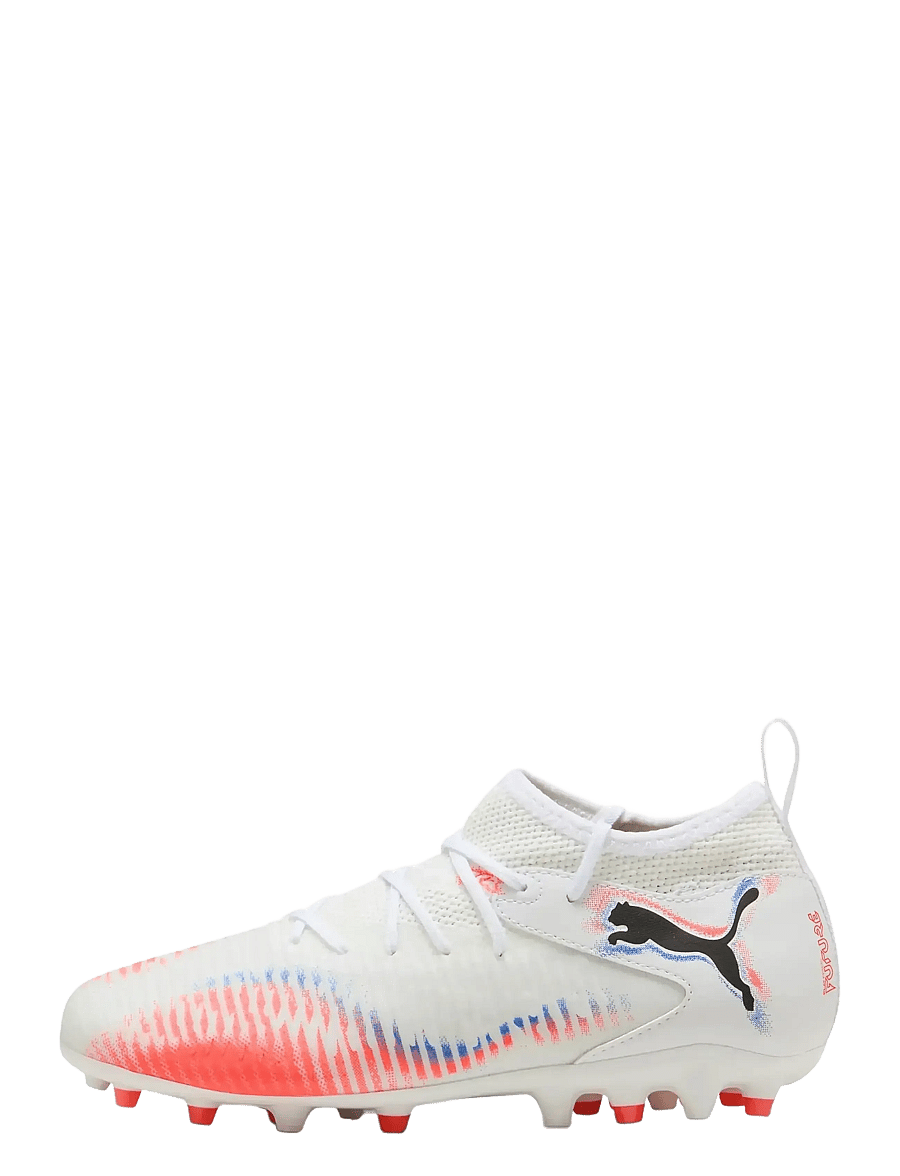 PUMA - FUTURE 8 MATCH MG Jr - kleidung - puma white-puma black-glowing red - 1