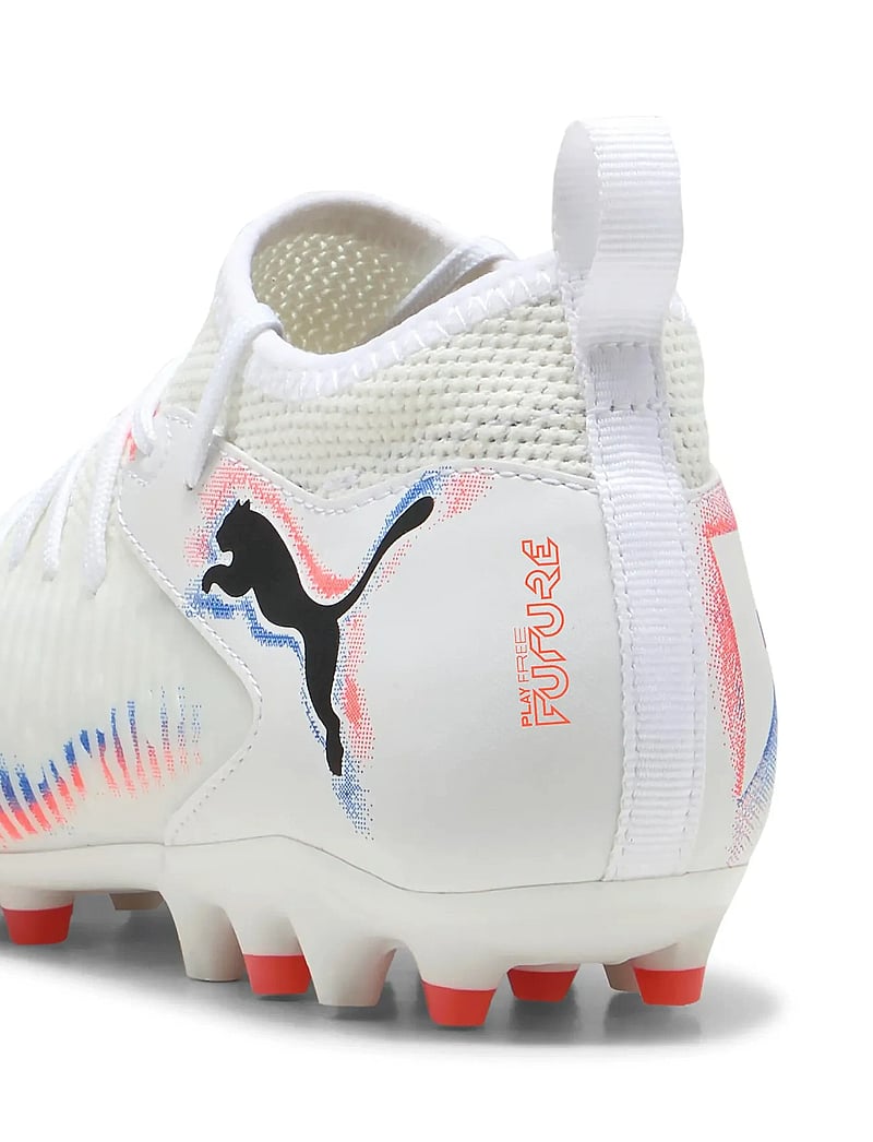 PUMA - FUTURE 8 MATCH MG Jr - apģērbs - puma white-puma black-glowing red - 5