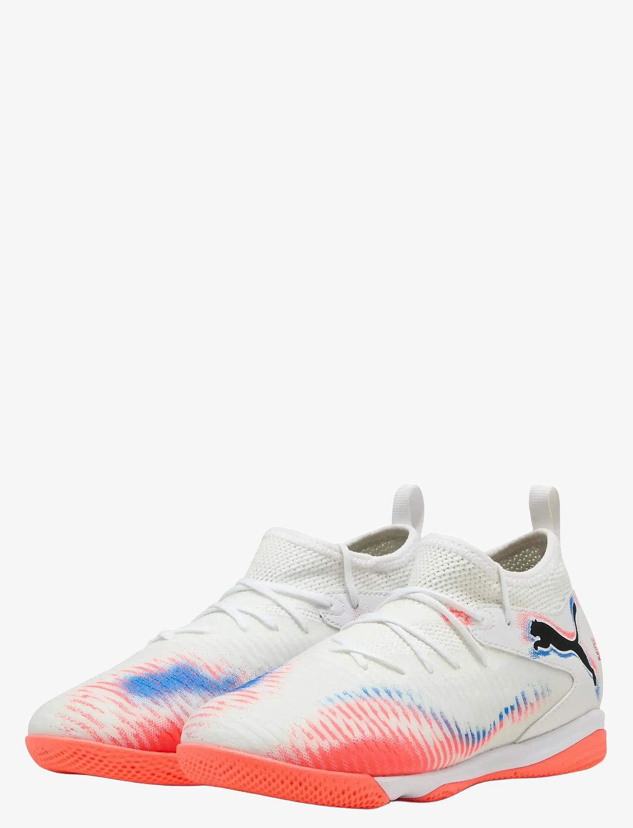 PUMA - FUTURE 8 MATCH IT + Mid Jr - kläder - puma white-puma black-glowing red - 0