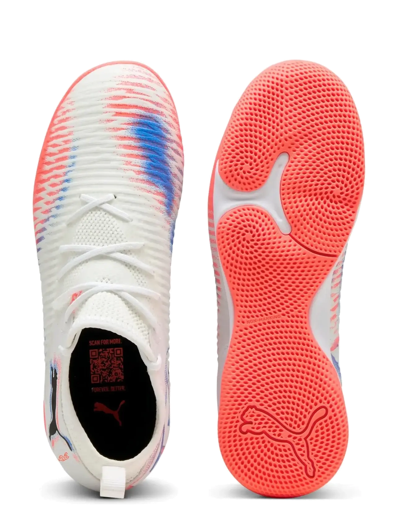 PUMA - FUTURE 8 MATCH IT + Mid Jr - fußballstiefel - puma white-puma black-glowing red - 2