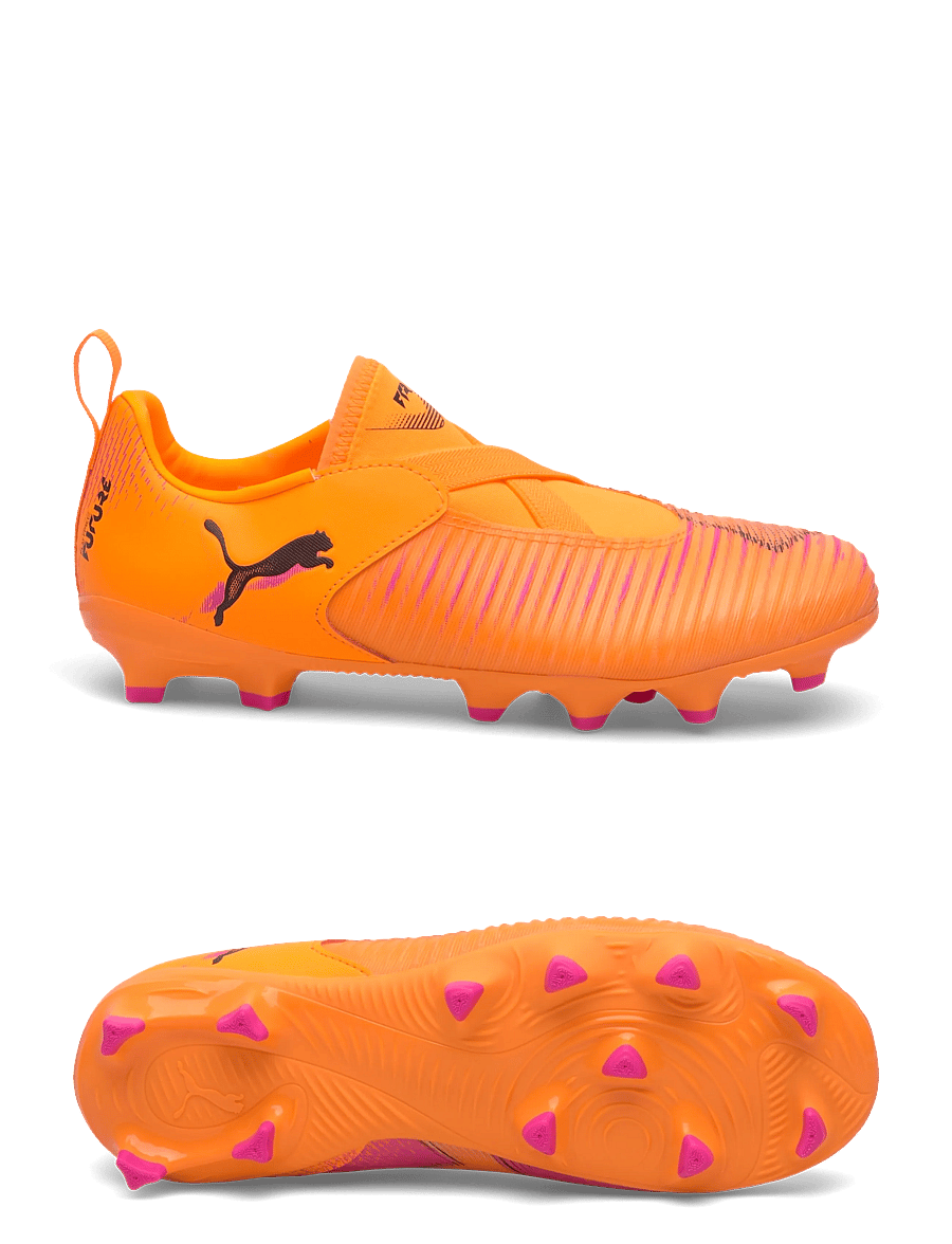 PUMA - FUTURE 8 MATCH LL FG/AG Jr - heat fire-puma black-ravish - 0