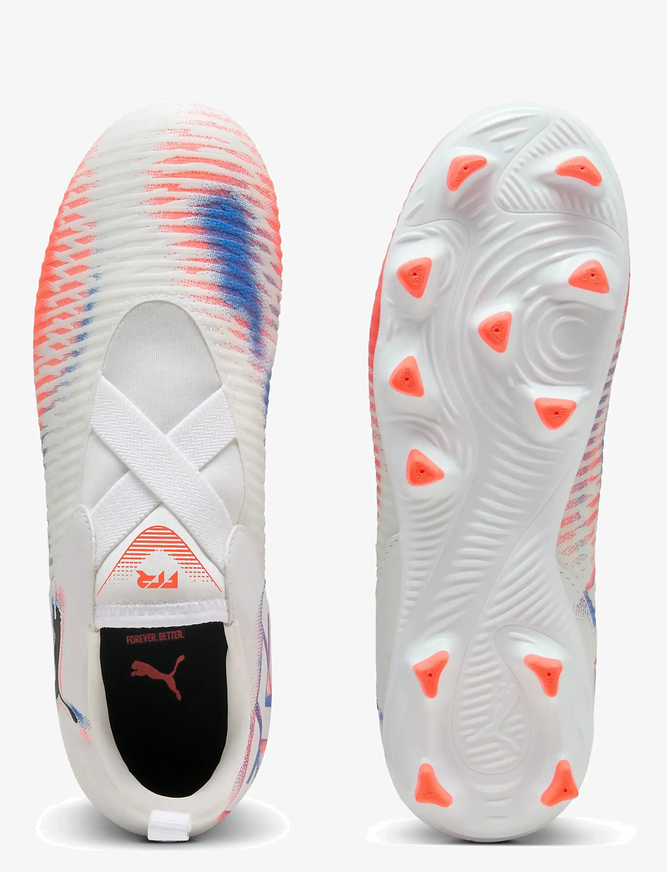 PUMA - FUTURE 8 MATCH LL FG/AG Jr - tøj - puma white-puma black-glowing red - 2