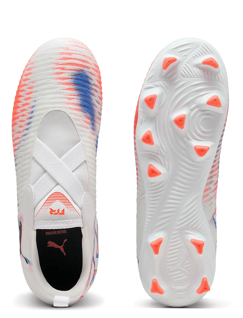 PUMA - FUTURE 8 MATCH LL FG/AG Jr - apģērbs - puma white-puma black-glowing red - 2