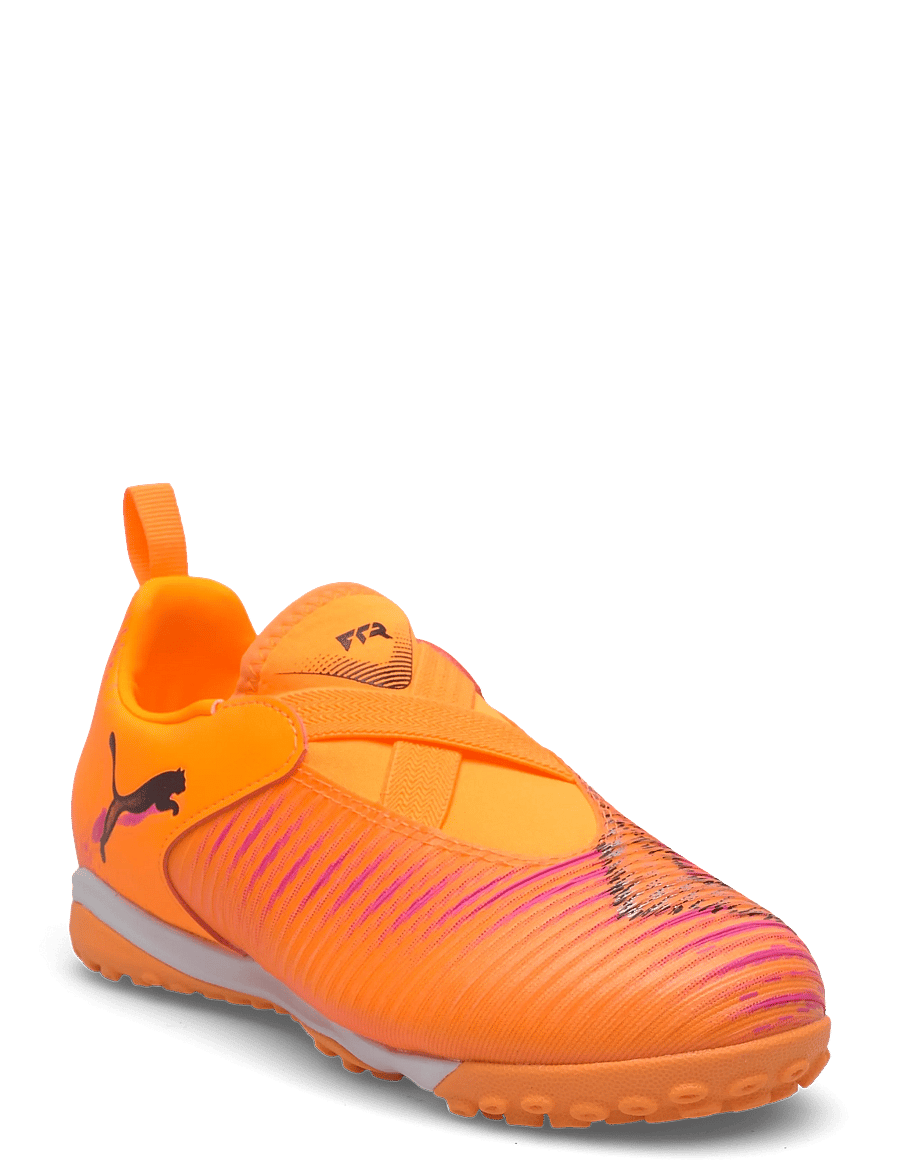 PUMA - FUTURE 8 MATCH LL TT + Mid Jr - kläder - heat fire-puma black-ravish - 0
