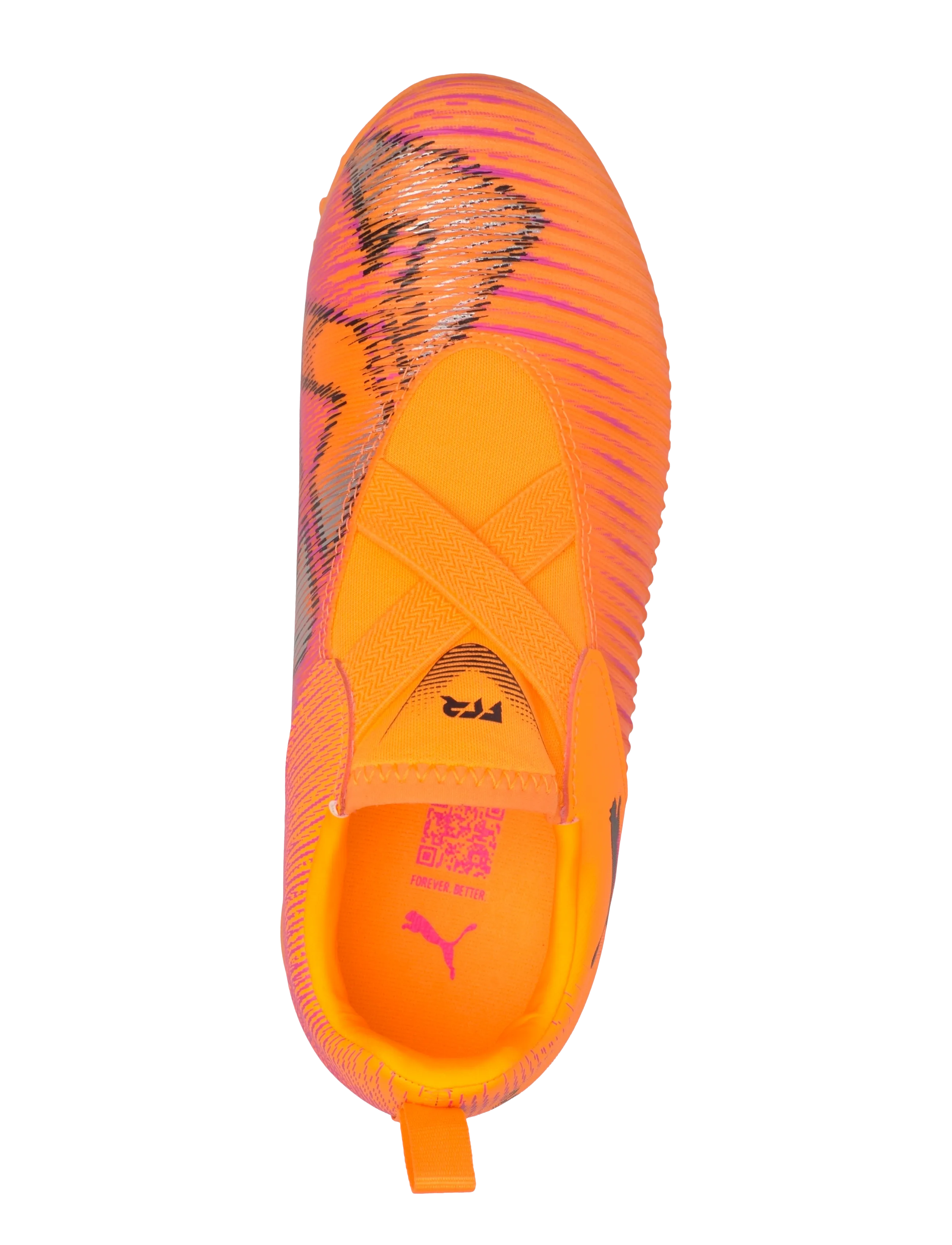 PUMA - FUTURE 8 MATCH LL TT + Mid Jr - sport - heat fire-puma black-ravish - 3