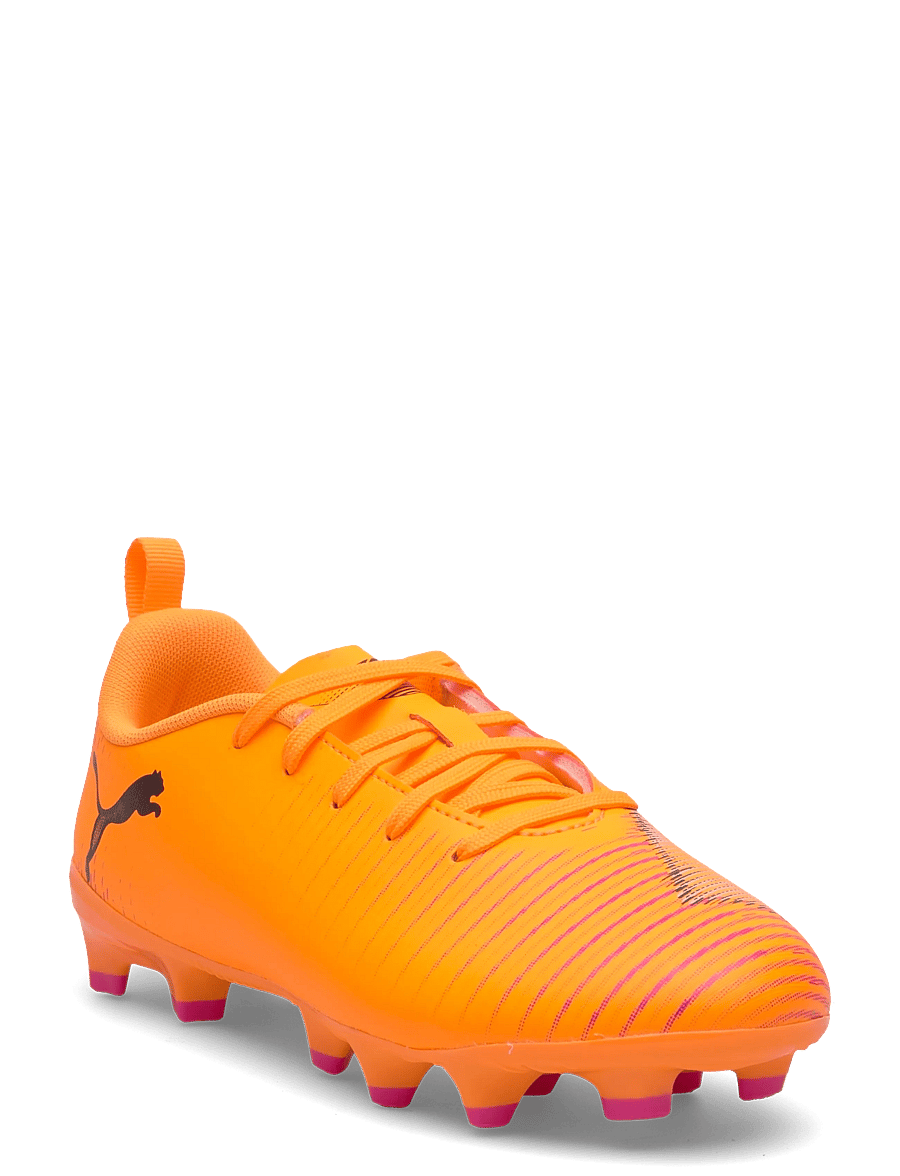 PUMA - FUTURE 8 PLAY FG/AG Jr - kleidung - heat fire-puma black-ravish - 1