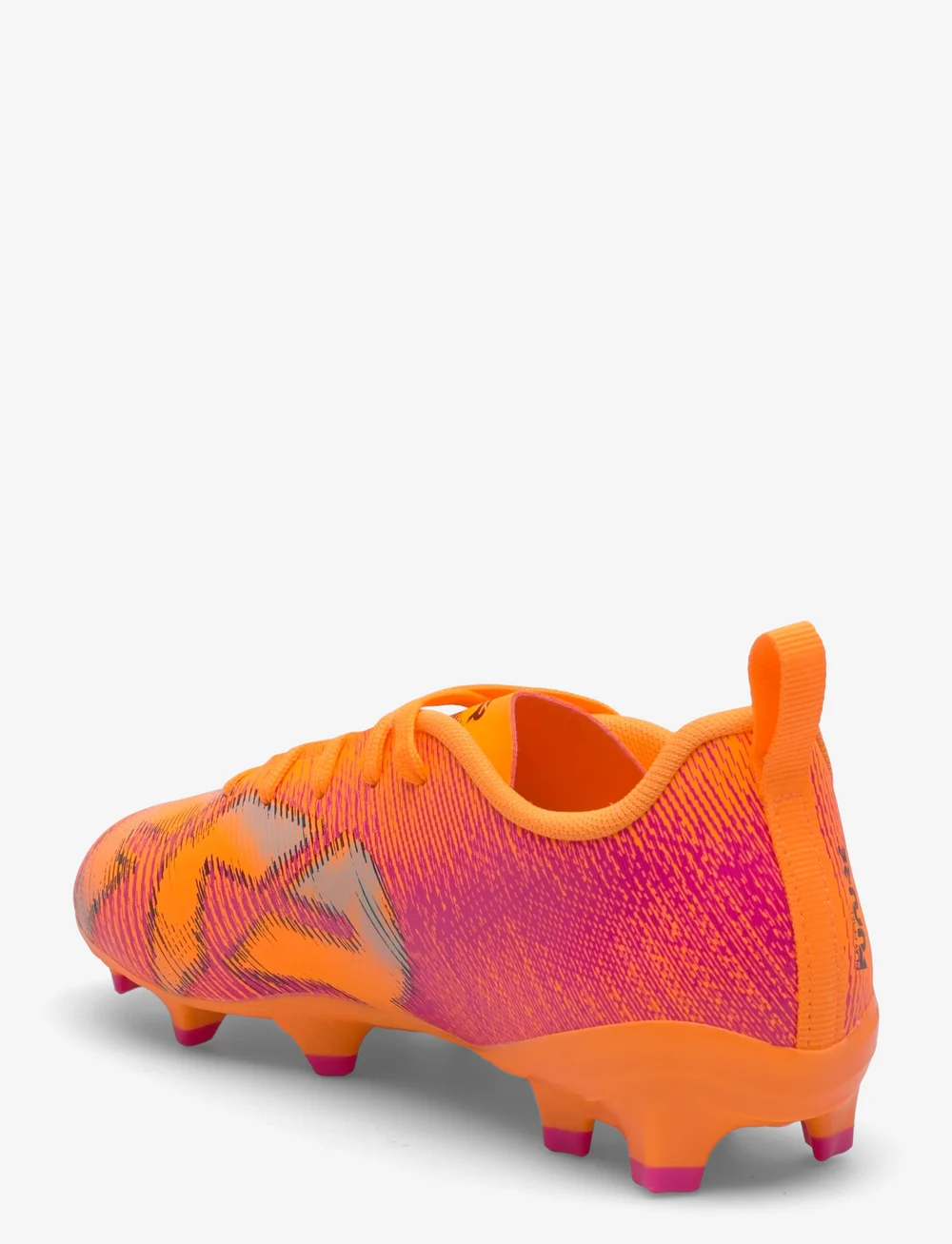 PUMA - FUTURE 8 PLAY FG/AG Jr - riided - heat fire-puma black-ravish - 2