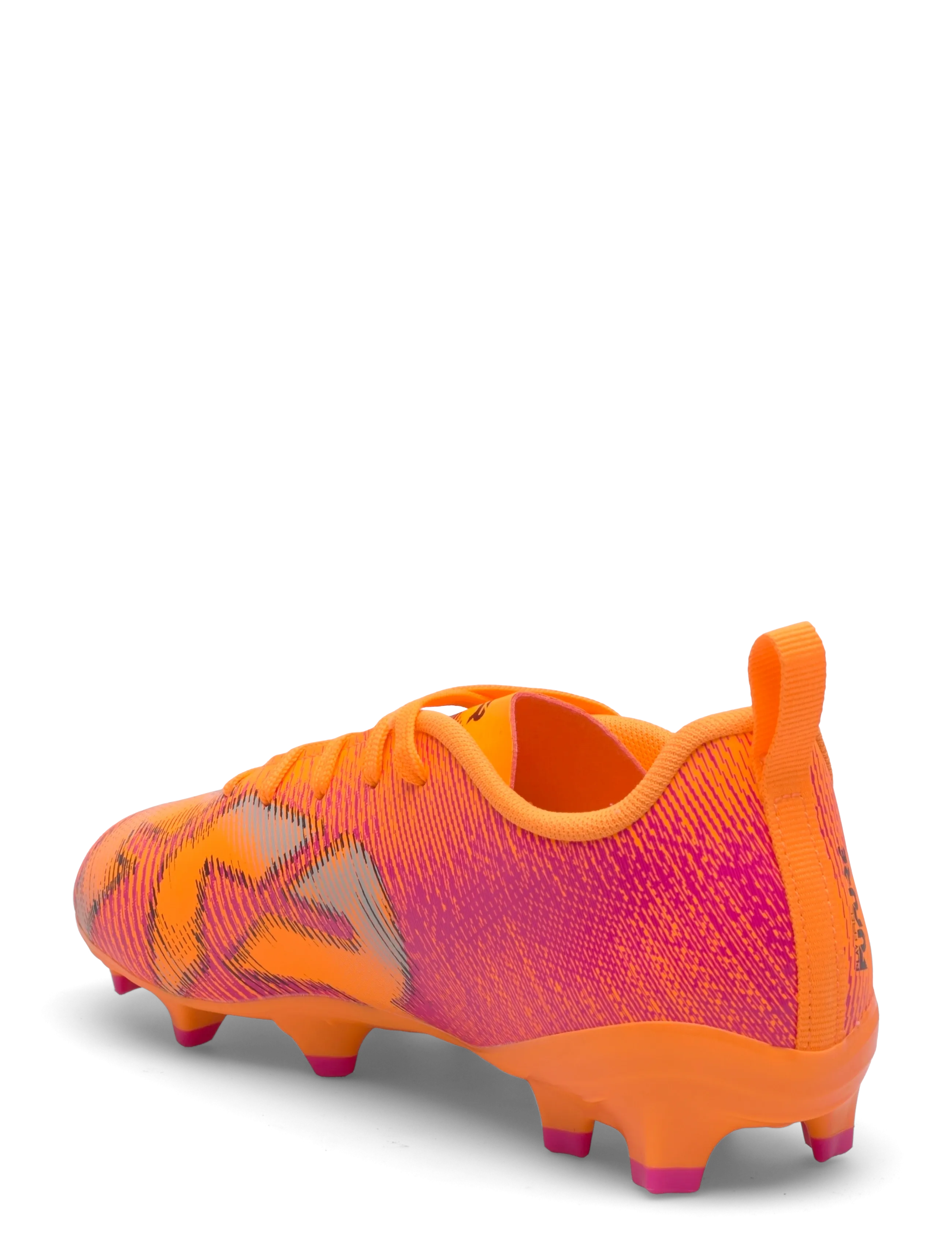 PUMA - FUTURE 8 PLAY FG/AG Jr - sport - heat fire-puma black-ravish - 2