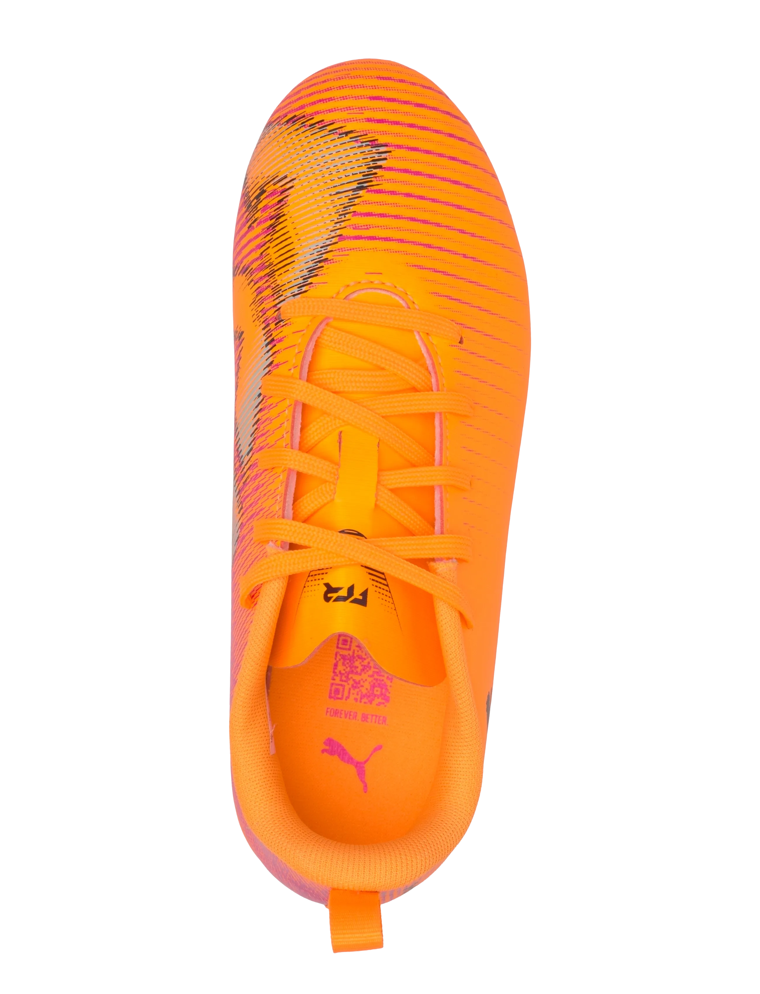 PUMA - FUTURE 8 PLAY FG/AG Jr - sport - heat fire-puma black-ravish - 3