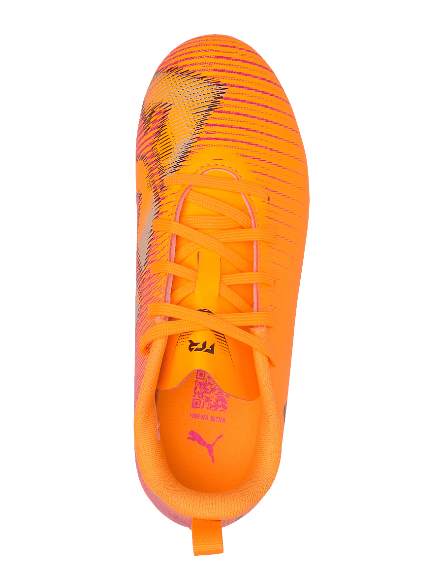 PUMA - FUTURE 8 PLAY FG/AG Jr - kleidung - heat fire-puma black-ravish - 3