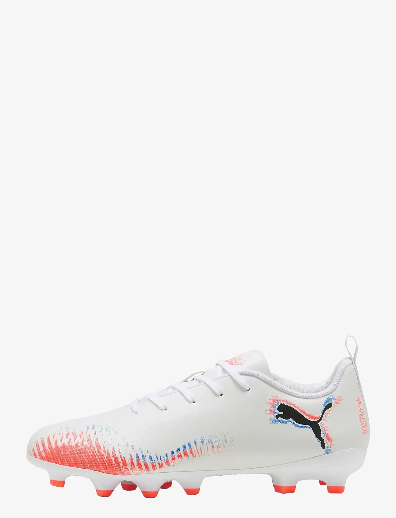 PUMA - FUTURE 8 PLAY FG/AG Jr - kläder - puma white-puma black-glowing red - 1