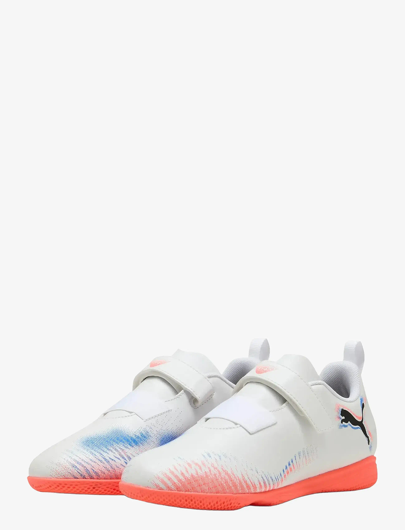 PUMA - FUTURE 8 PLAY V IT Jr - kläder - puma white-puma black-glowing red - 0