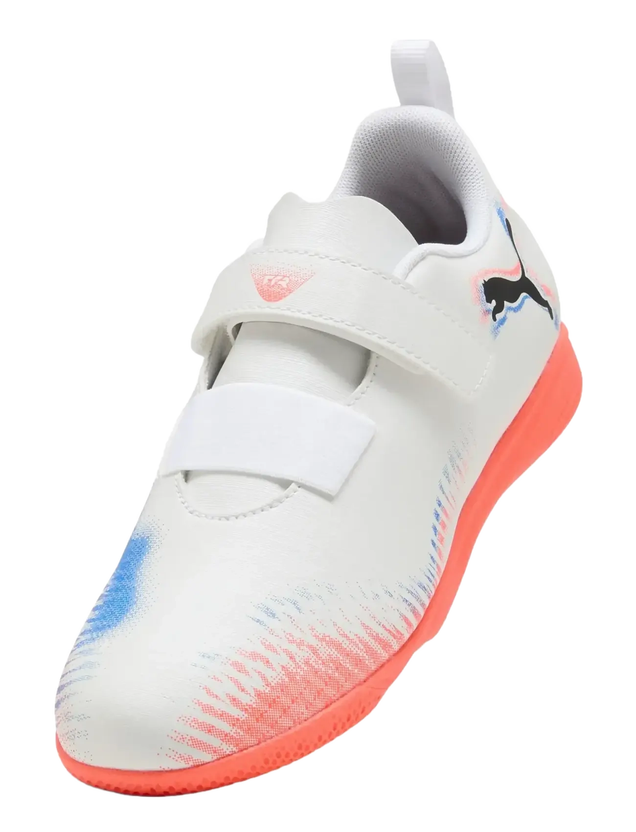 PUMA - FUTURE 8 PLAY V IT Jr - puma white-puma black-glowing red - 4