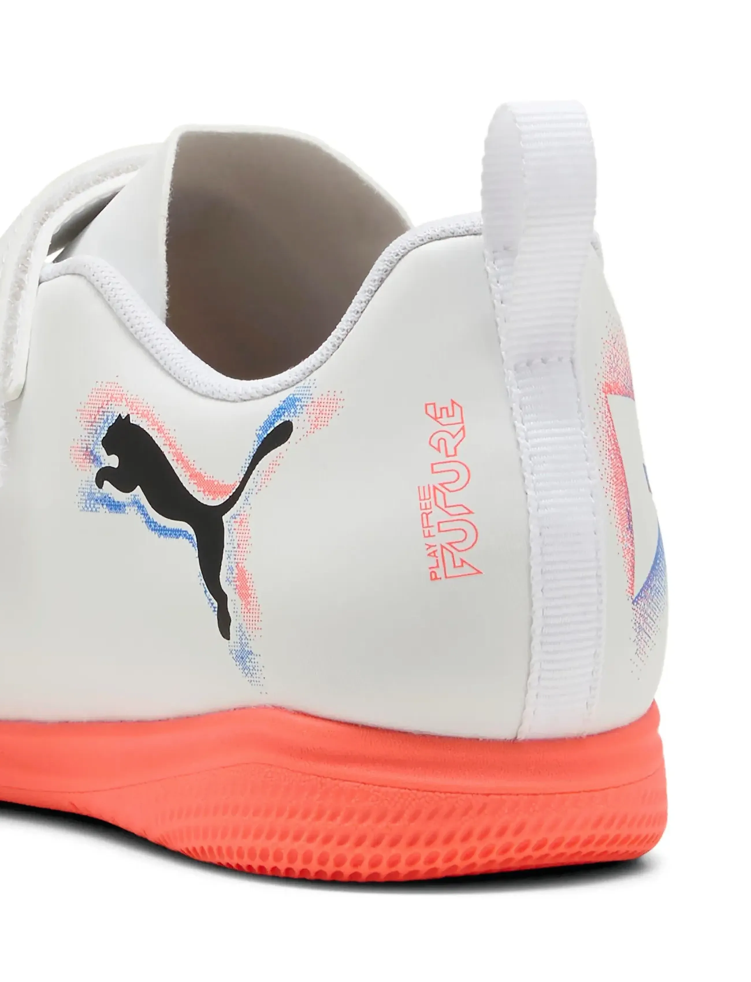 PUMA - FUTURE 8 PLAY V IT Jr - puma white-puma black-glowing red - 5