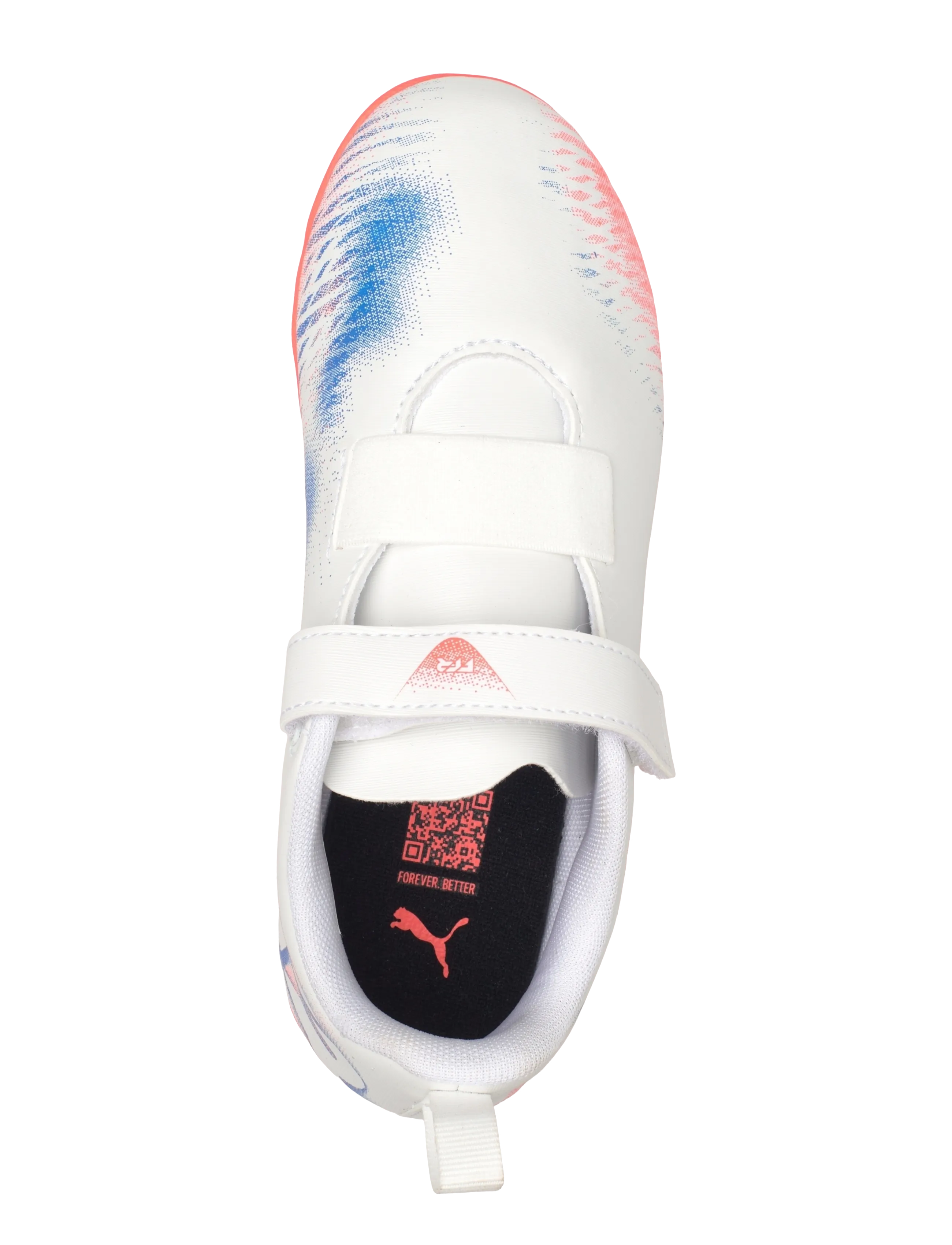 PUMA - FUTURE 8 PLAY V FG/AG RB Jr - kläder - puma white-puma black-glowing red - 3
