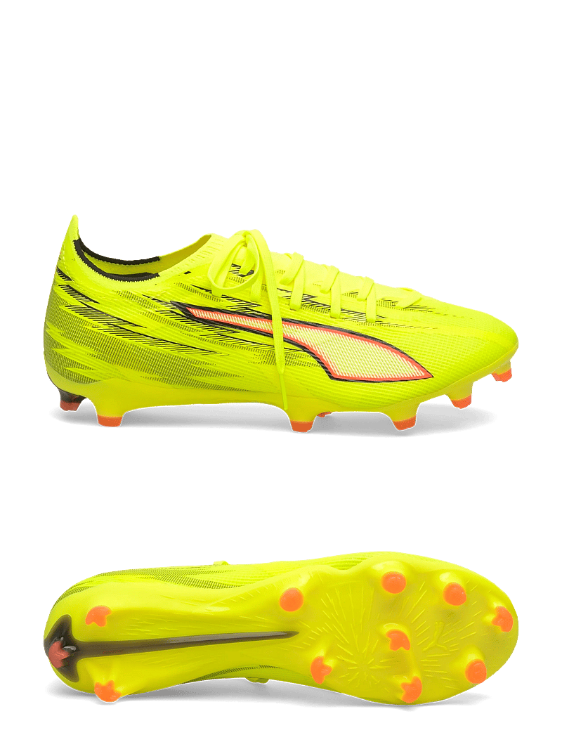 PUMA - ULTRA 6 MATCH FG/AG - fotbollsskor - yellow alert-puma black-glowing red-lime squeeze - 0