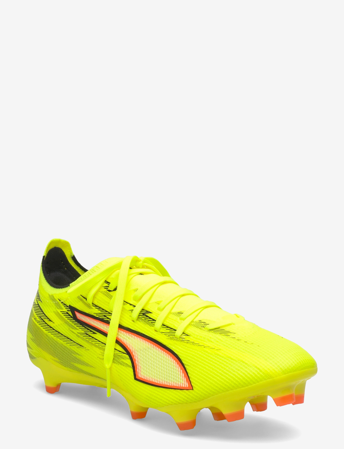 PUMA - ULTRA 6 MATCH FG/AG - fotbollsskor - yellow alert-puma black-glowing red-lime squeeze - 1