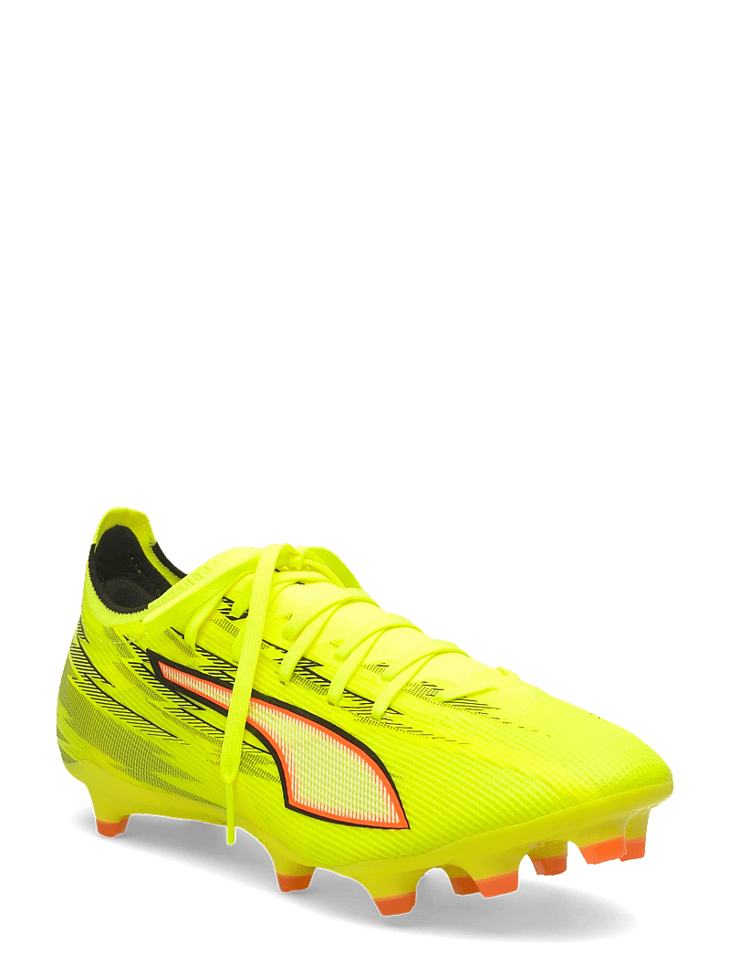 PUMA - ULTRA 6 MATCH FG/AG - fotbollsskor - yellow alert-puma black-glowing red-lime squeeze - 1