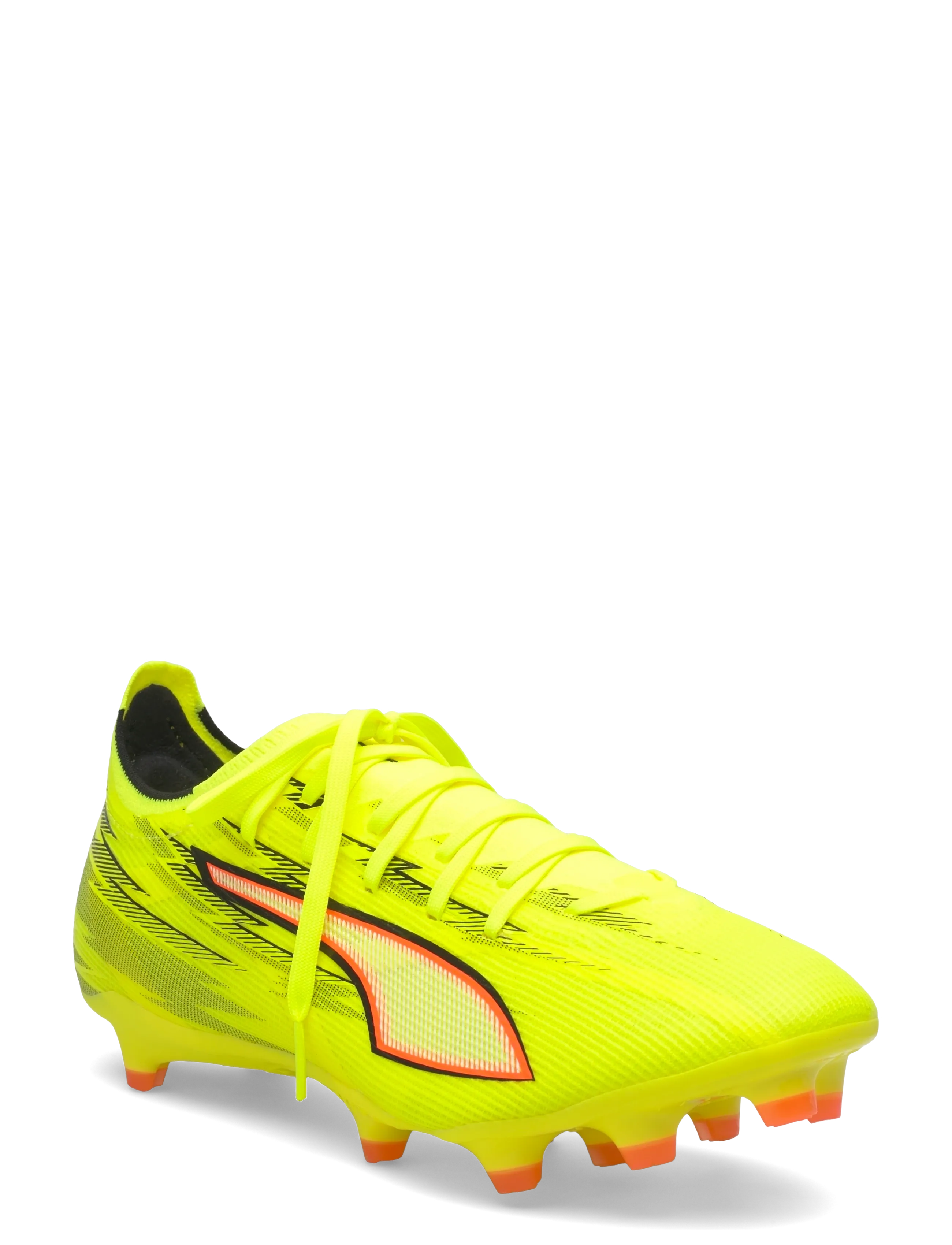 PUMA - ULTRA 6 MATCH FG/AG - fotbollsskor - yellow alert-puma black-glowing red-lime squeeze - 1