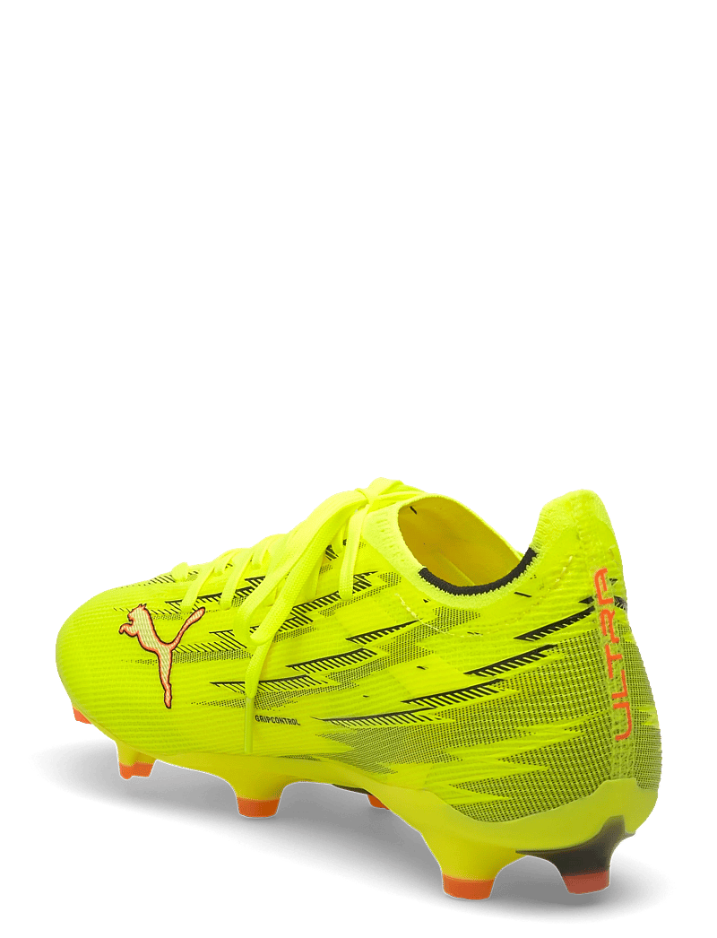 PUMA - ULTRA 6 MATCH FG/AG - fotbollsskor - yellow alert-puma black-glowing red-lime squeeze - 2