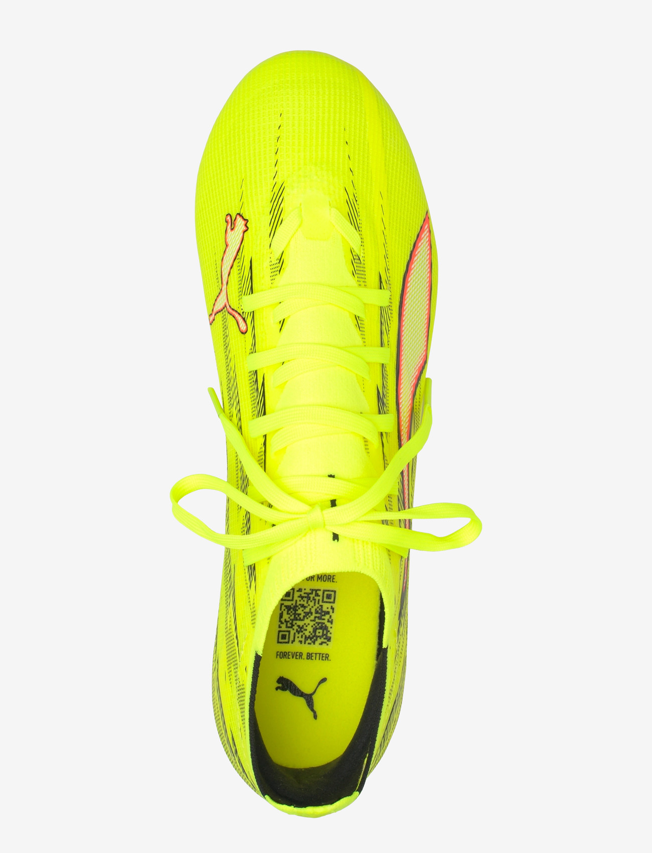 PUMA - ULTRA 6 MATCH FG/AG - fotbollsskor - yellow alert-puma black-glowing red-lime squeeze - 3